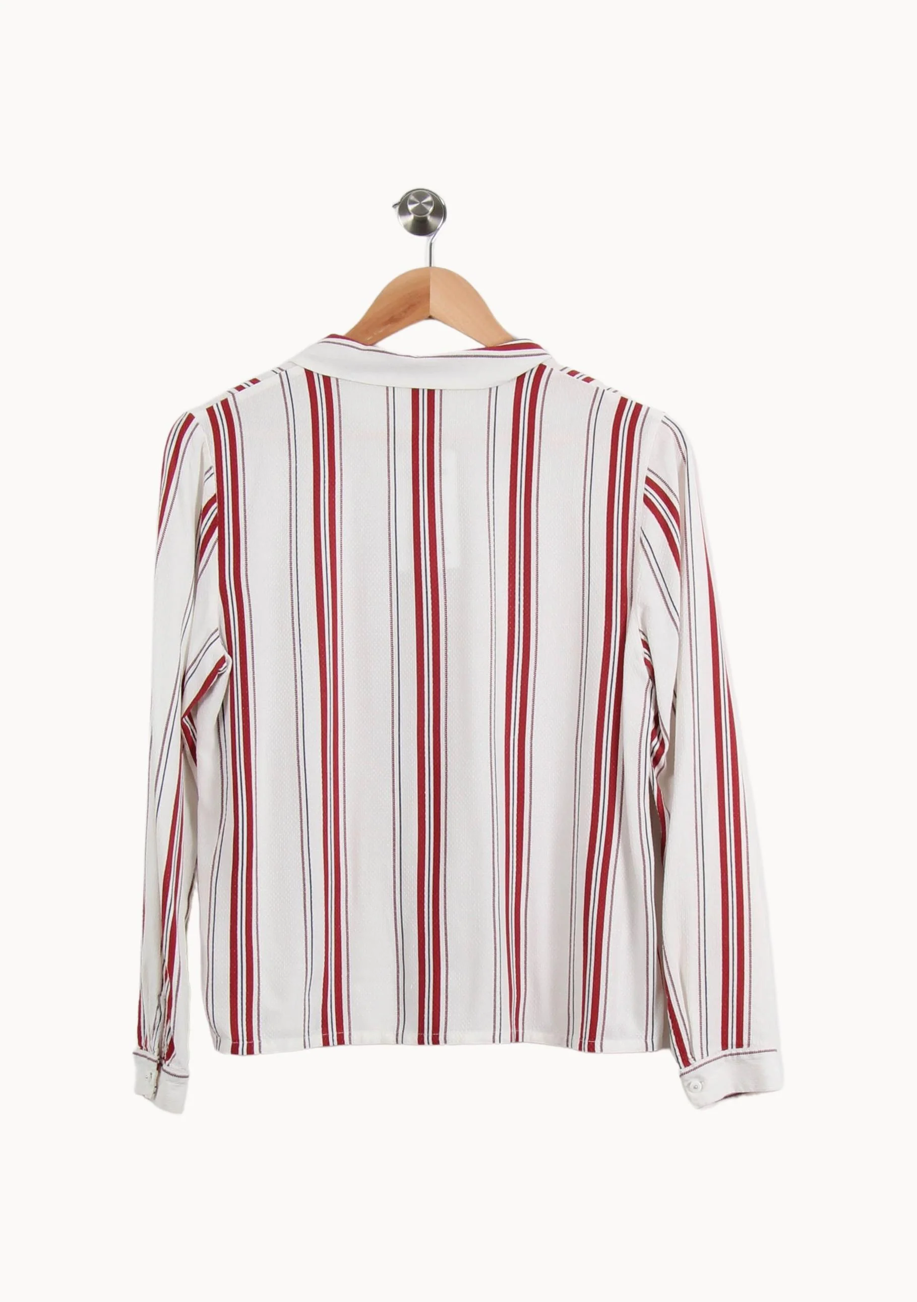 Chemise blanche et rouge - Taille M/38 - Image 4
