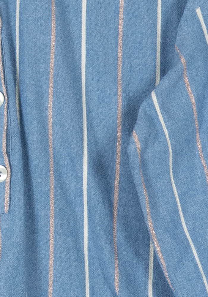 Chemise Bleu et Blanc - Taille L/40 - Image 3