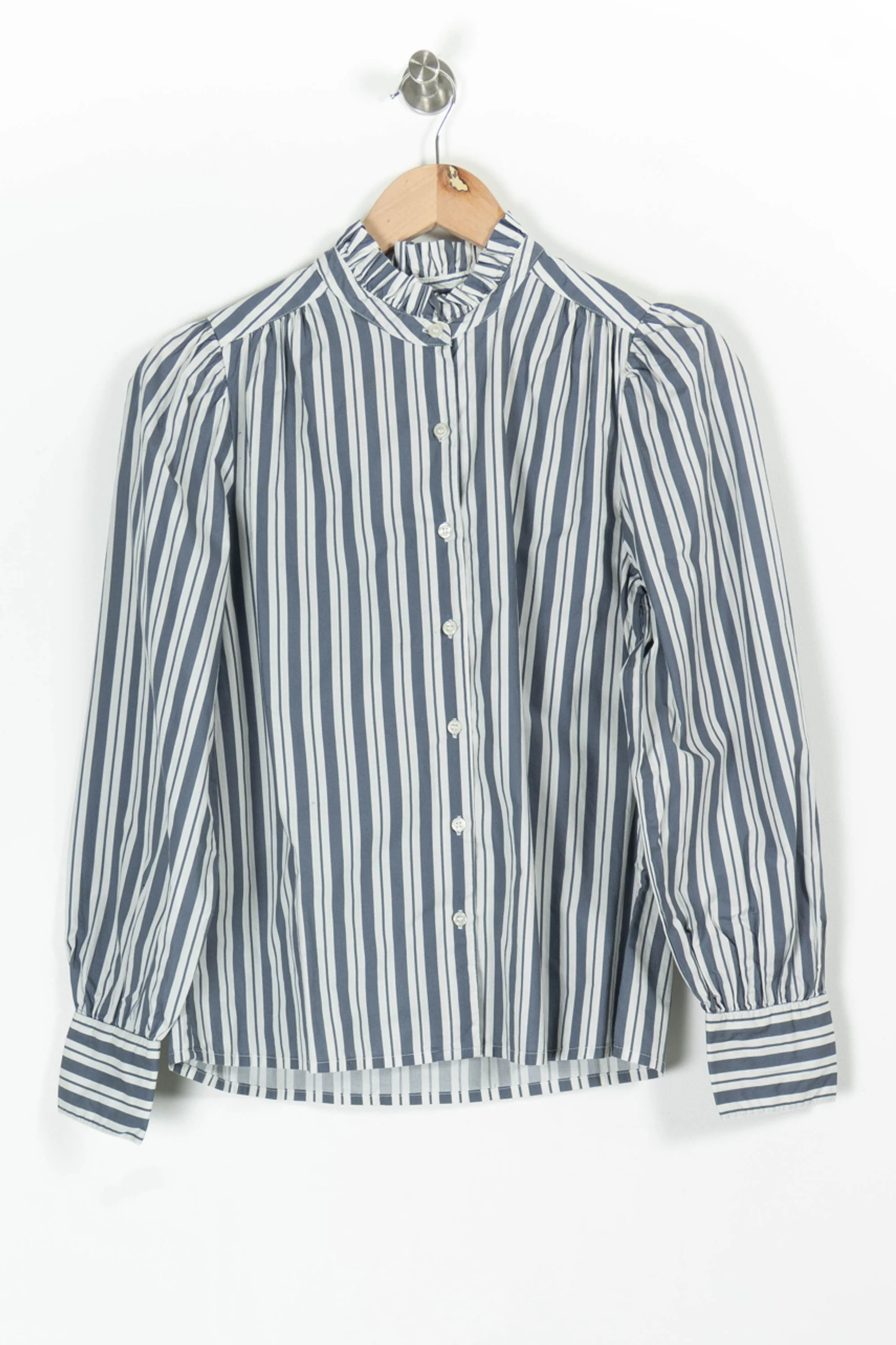 Chemise Bleu et Blanche - Taille XS/34 - Image 2