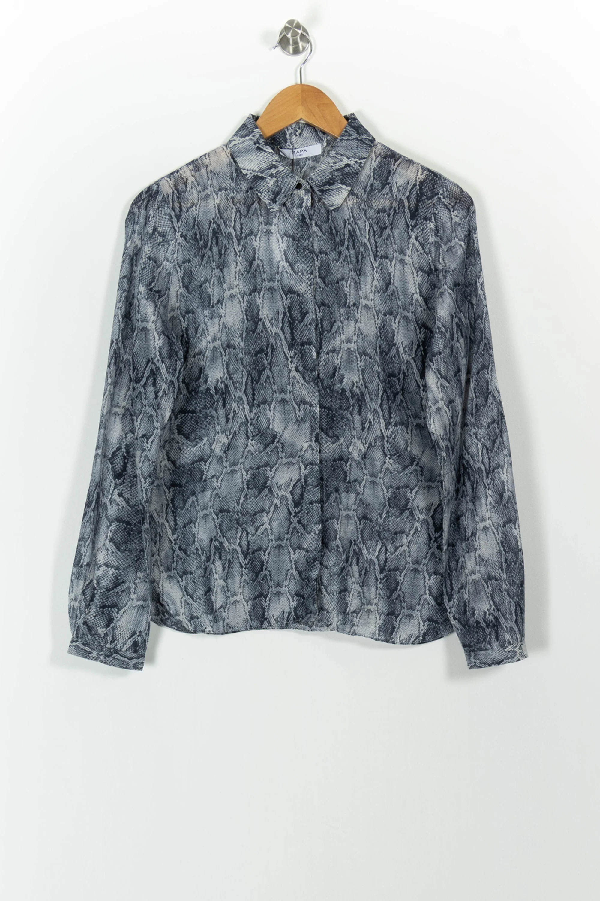 Chemise Bleu et Gris - Taille S/36 - Image 2
