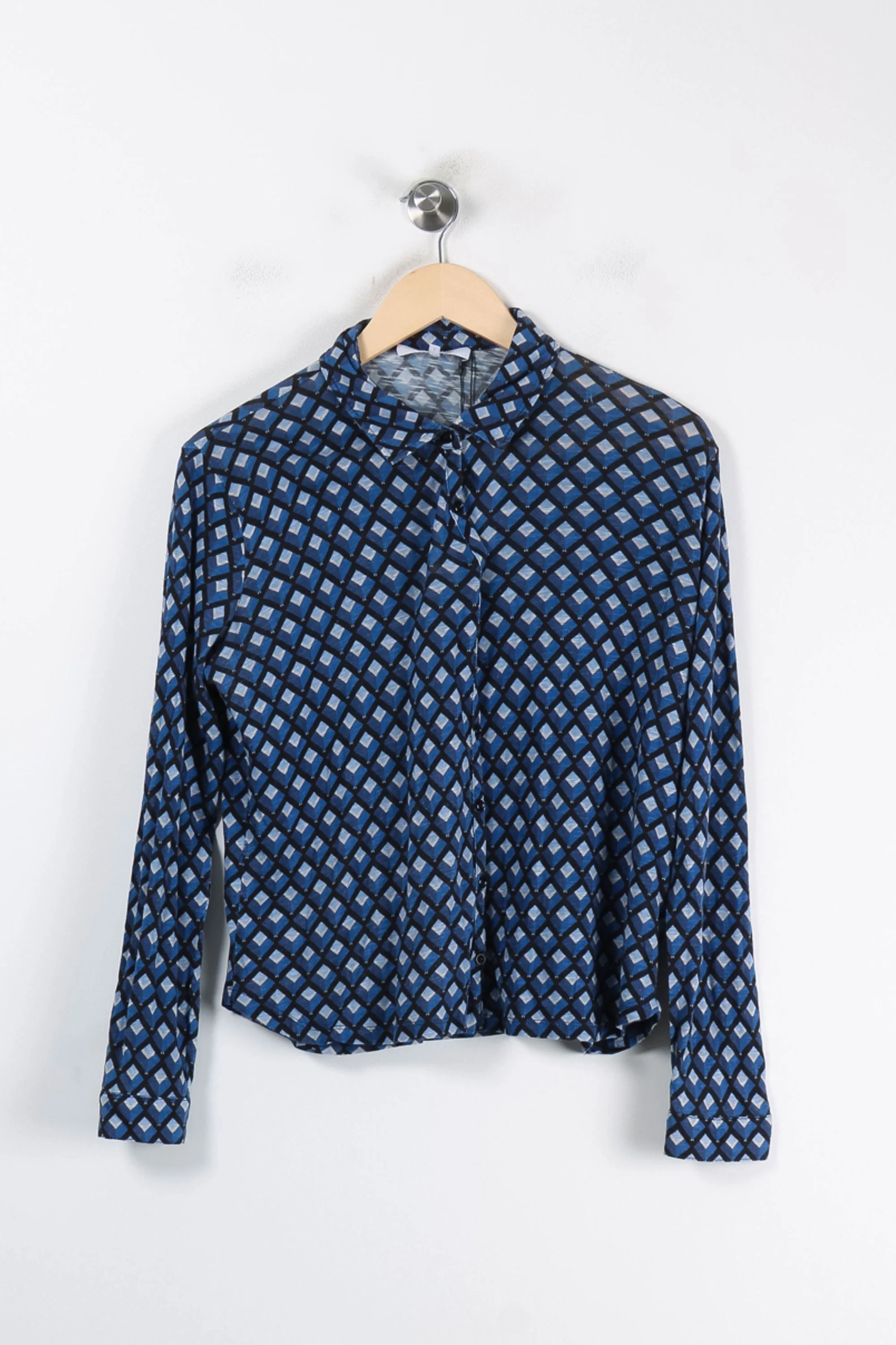 Chemise Bleu et Noire - Taille S/36 - Image 2