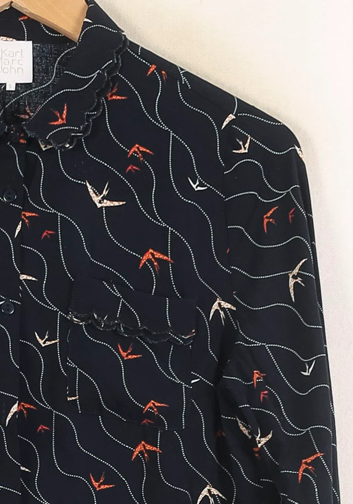 Chemise Bleu marine - Taille S/36 - Image 3