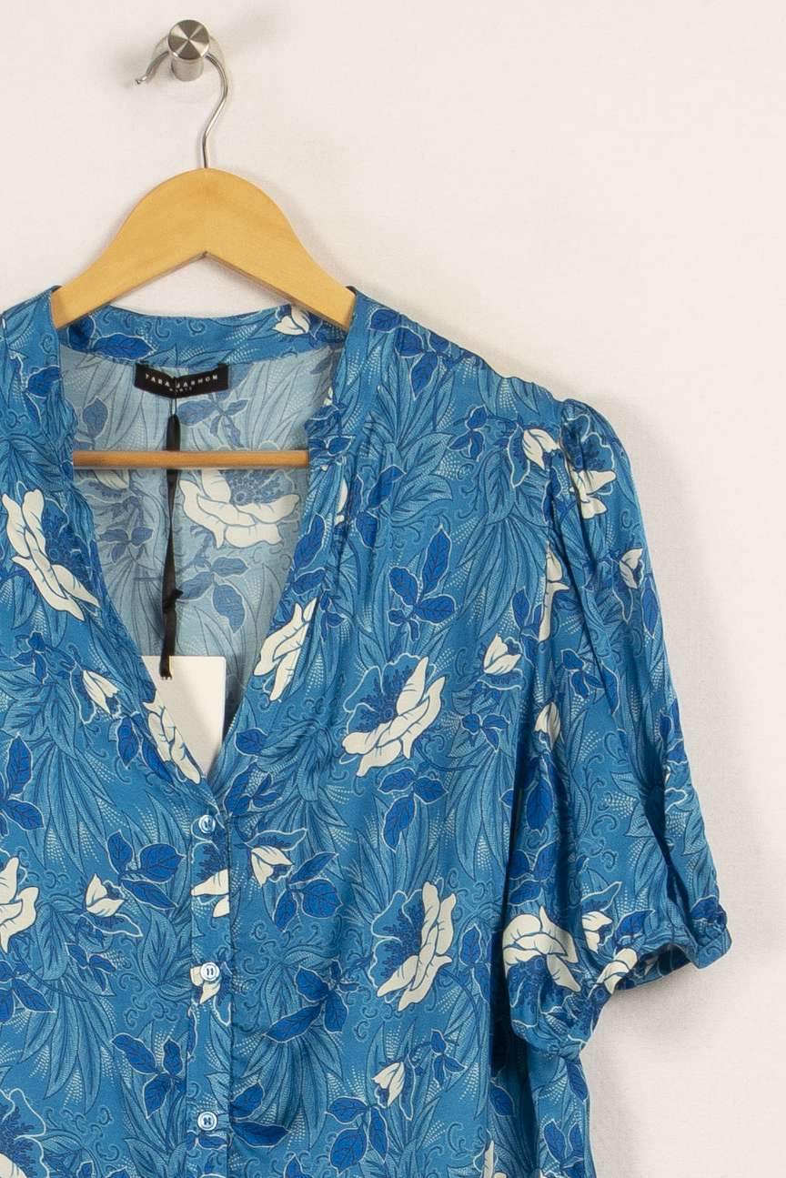 Chemise bleue à motifs - Taille XXL/44 - Image 3