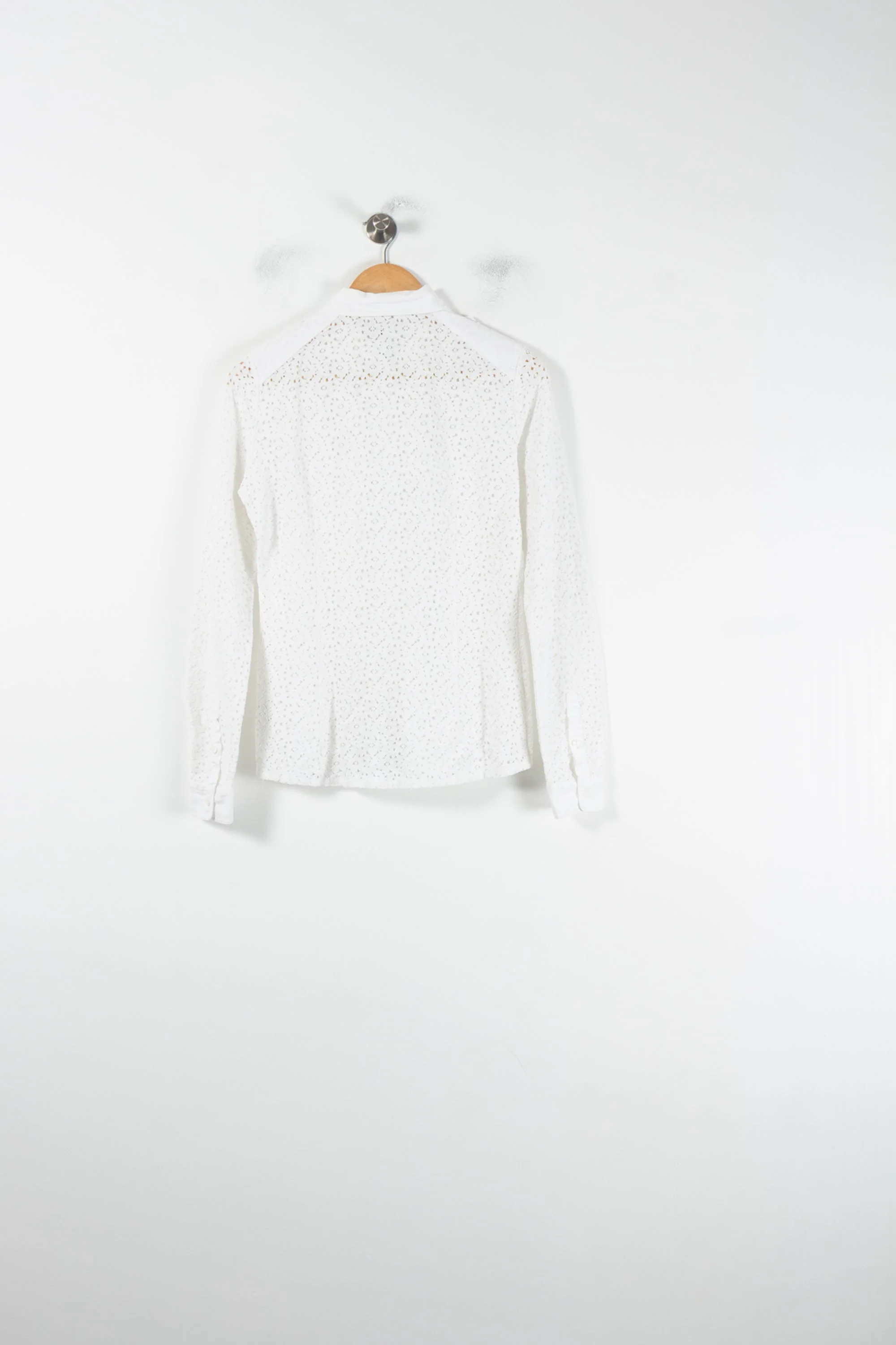Chemise Brodée Blanche - Taille M/38 - Image 4