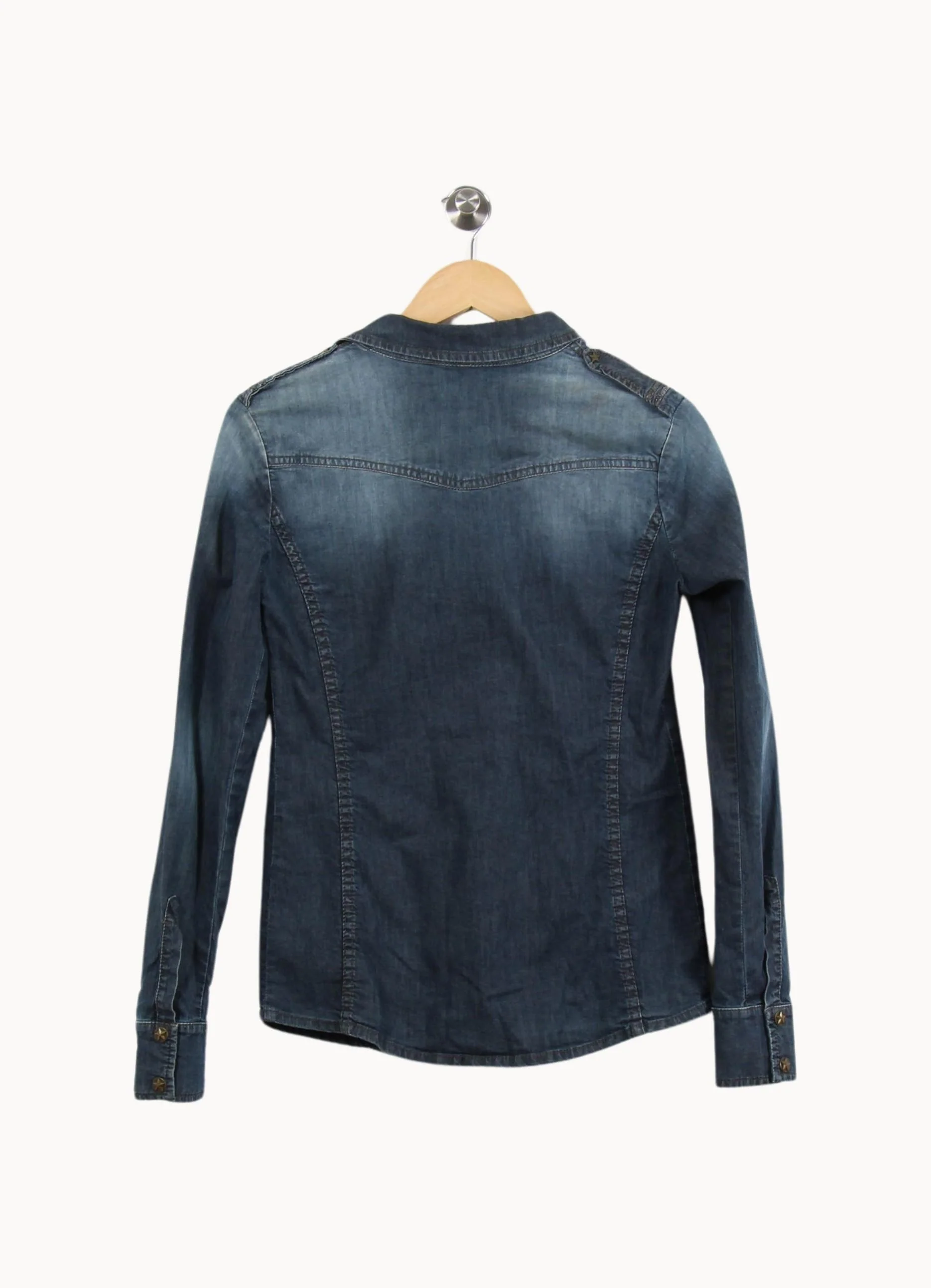 Chemise en Jean Bleue - Taille S/36 - Image 3