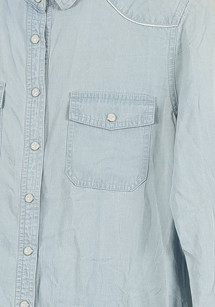 Chemise en Jean Bleue - Taille S/36 - Image 3