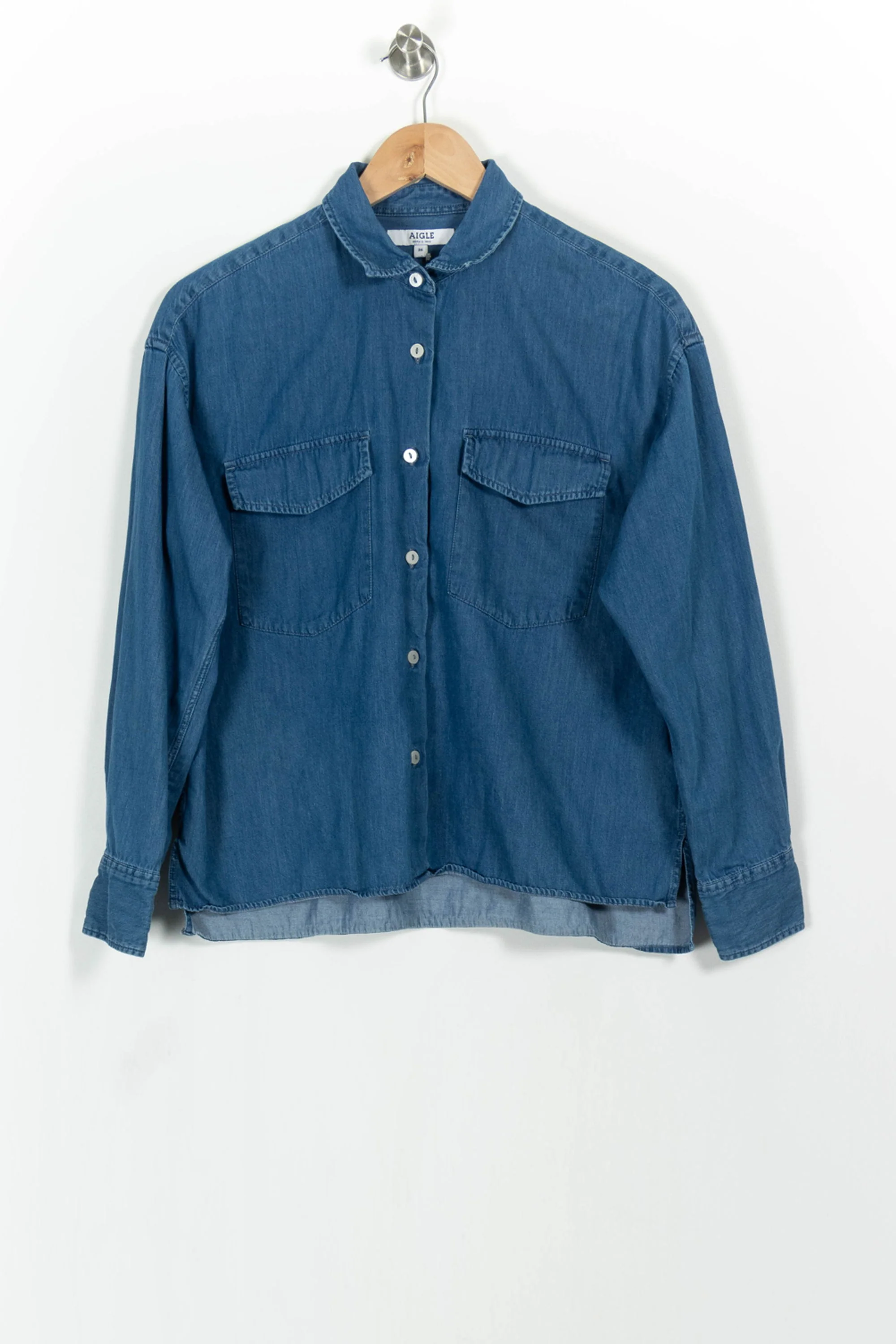 Chemise en Jean Bleue - Taille S/36 - Image 2