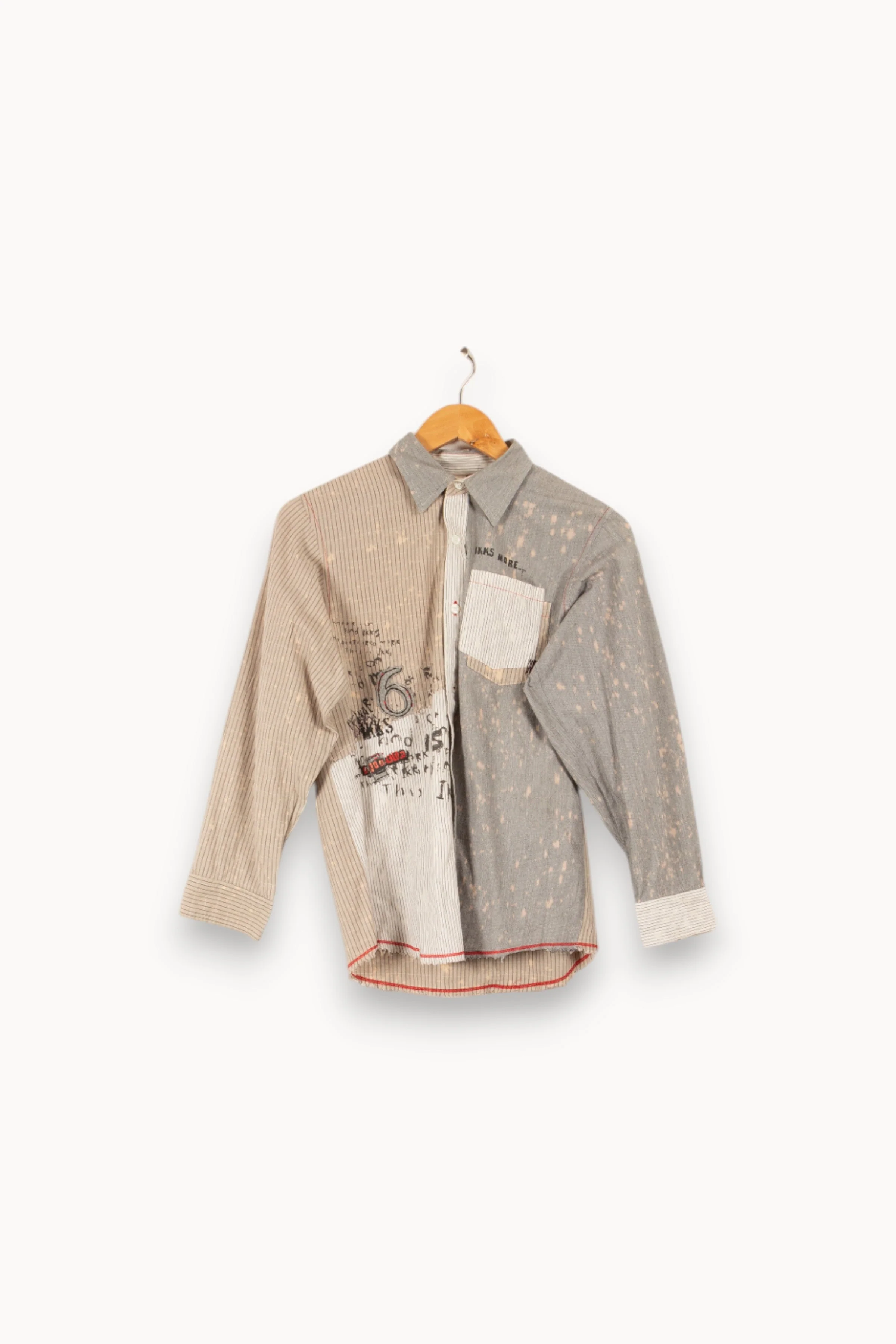 Chemise grise à motifs - Taille XS/34 - Image 2