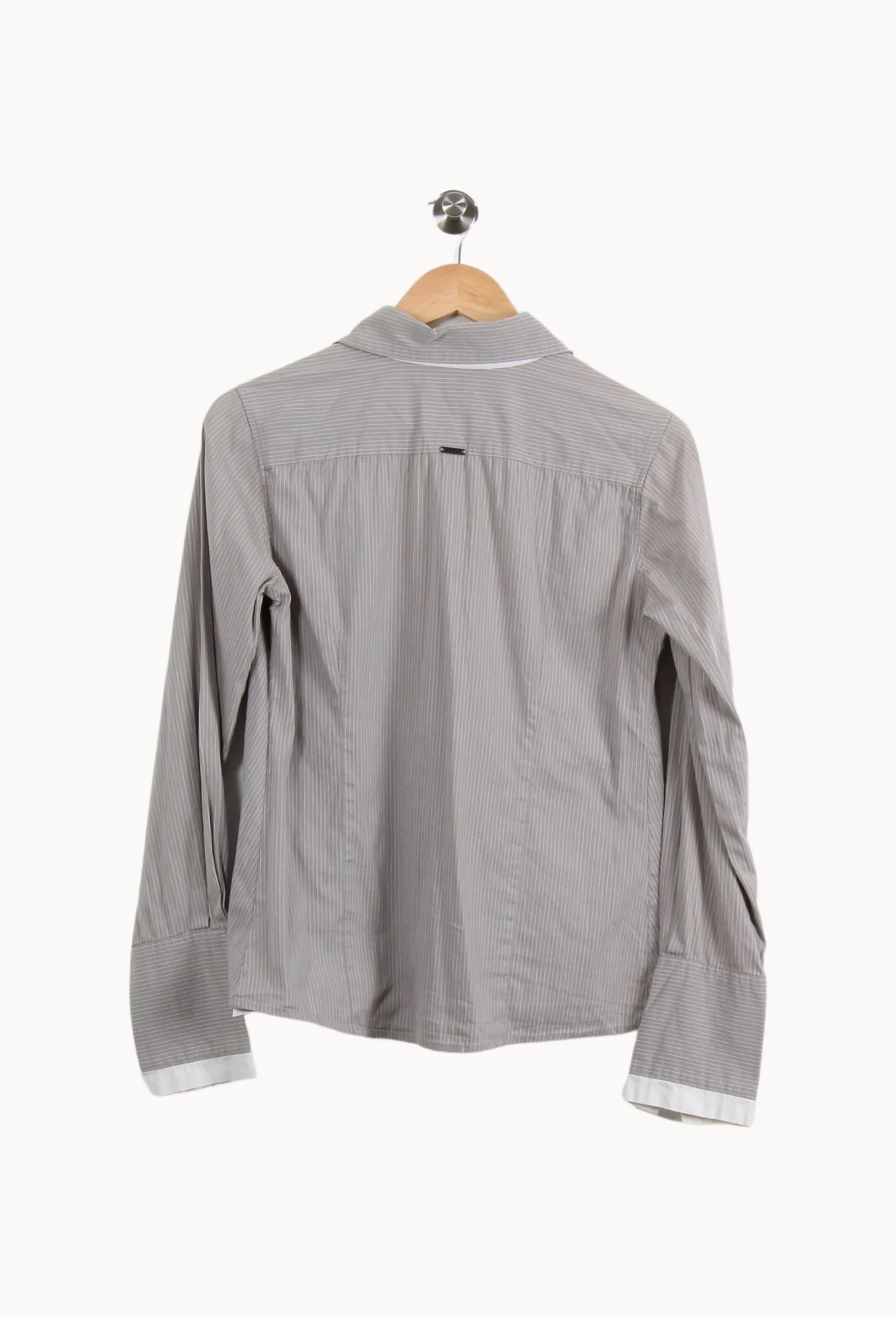 Chemise Grise et Blanche - Taille M/38 - Image 4