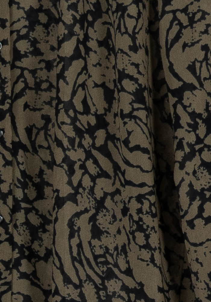 Chemise Kaki et Noire - Taille S/36 - Image 3