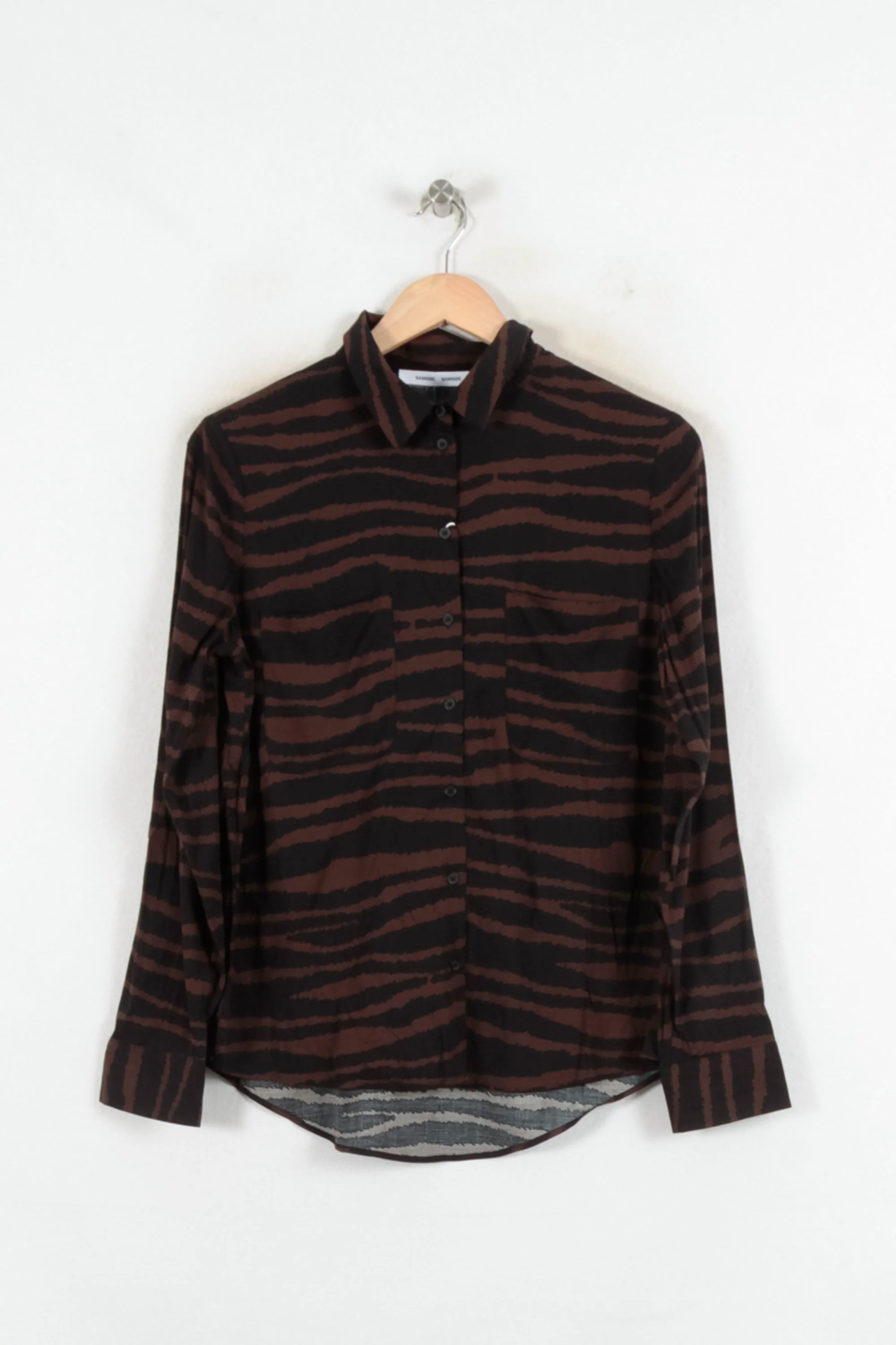 Chemise Marron et Noire - Taille S/36 - Image 2