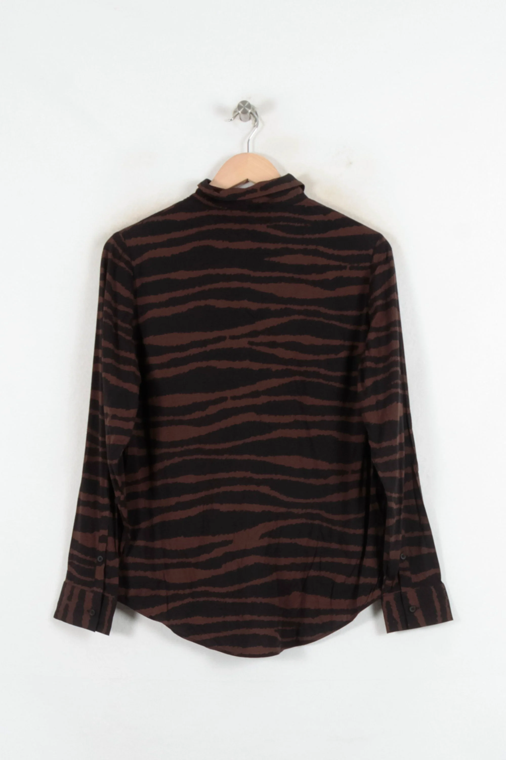 Chemise Marron et Noire - Taille S/36 - Image 4