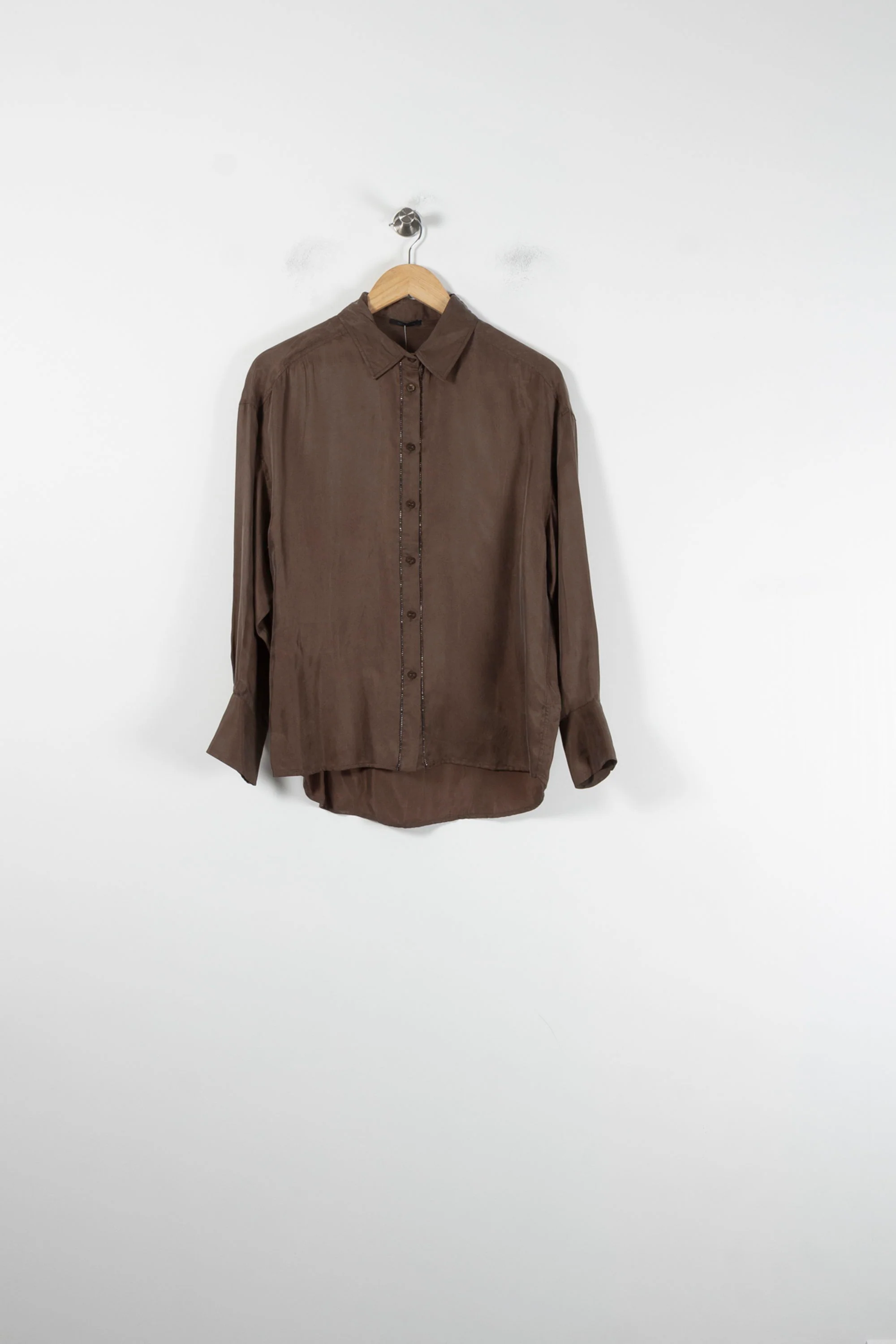 Chemise Marron - Taille M/38 - Image 2