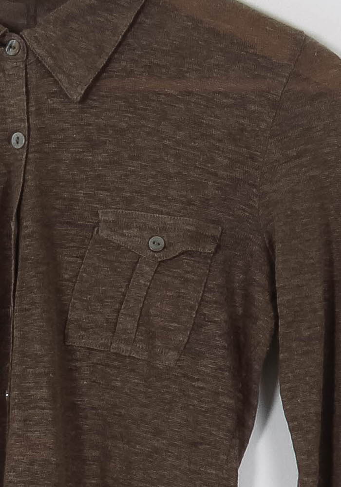 Chemise Marron - Taille M/38 - Image 3