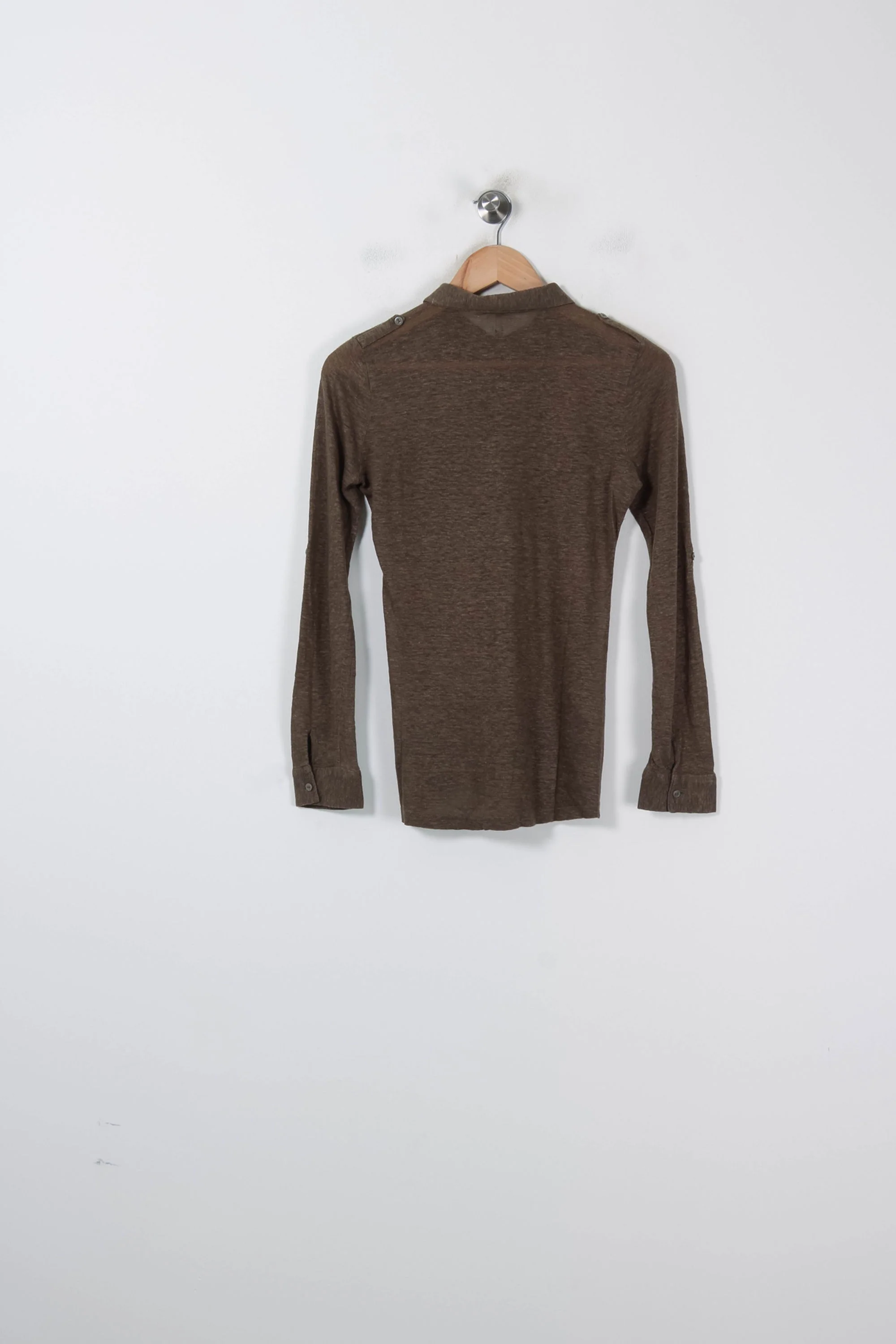 Chemise Marron - Taille M/38 - Image 4