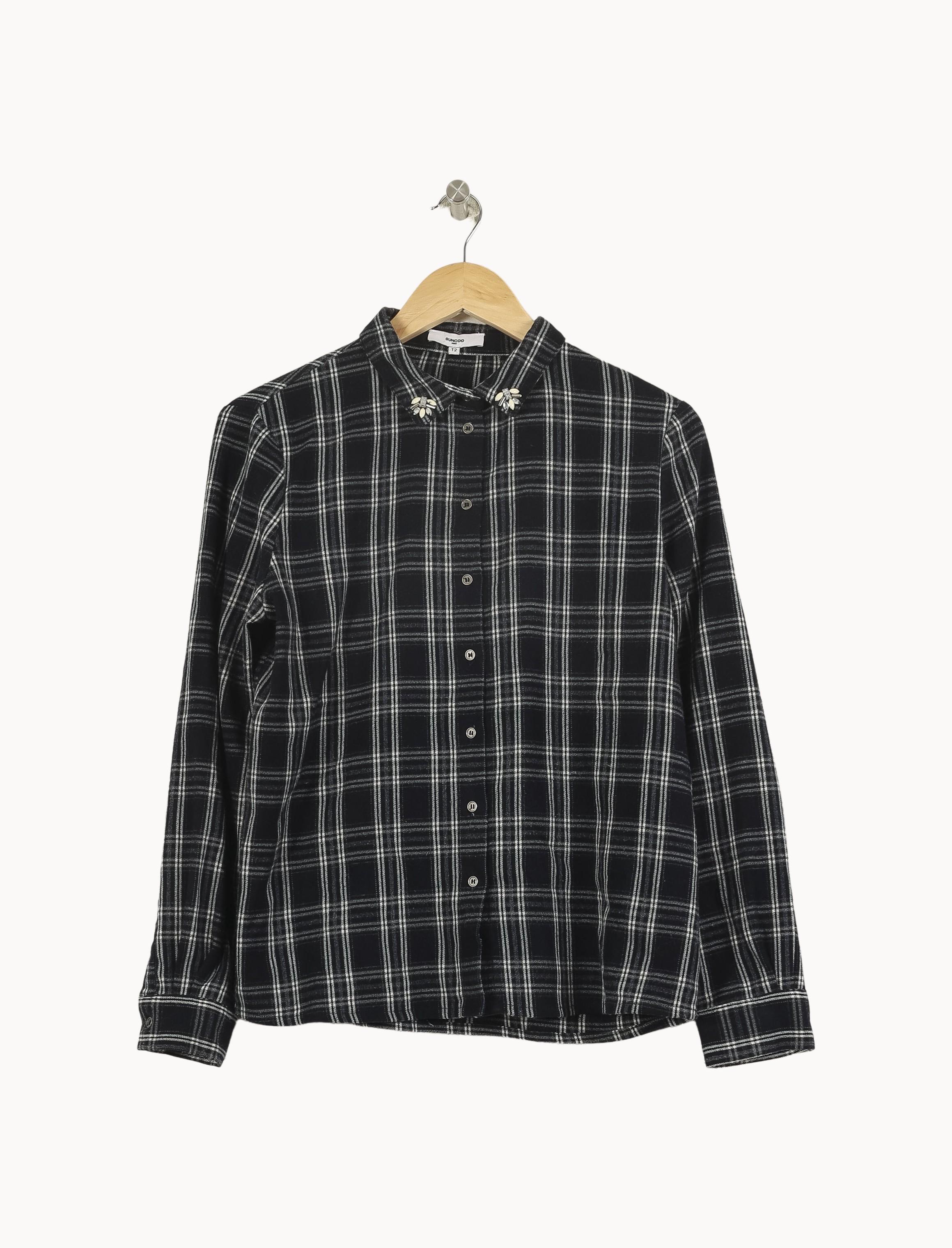 Chemise Noir et Blanc - Taille M/38 - Image 2