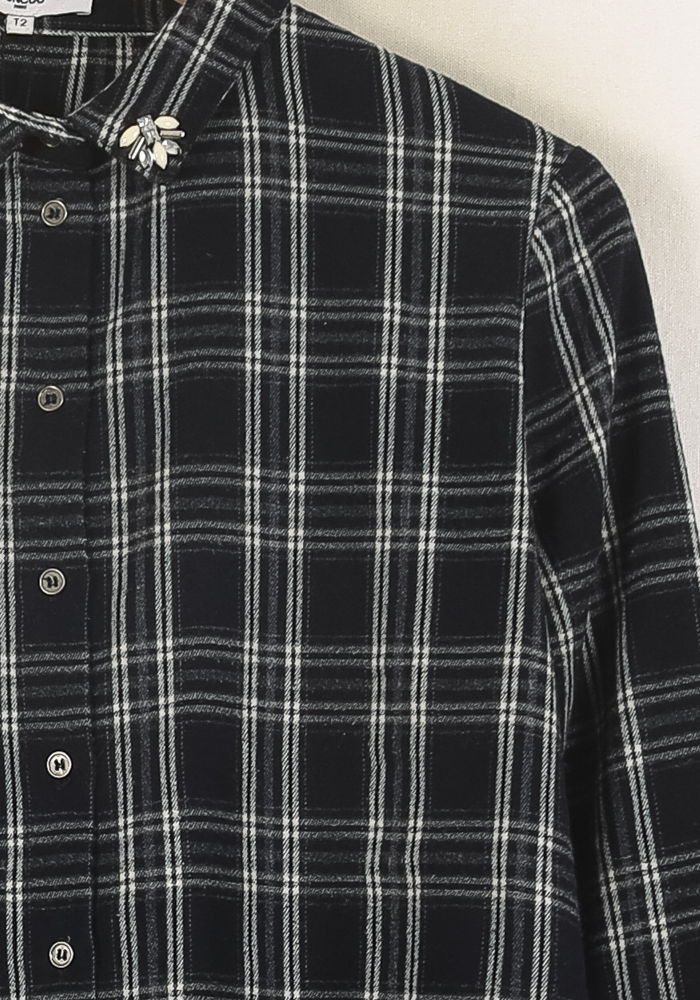 Chemise Noir et Blanc - Taille M/38 - Image 3