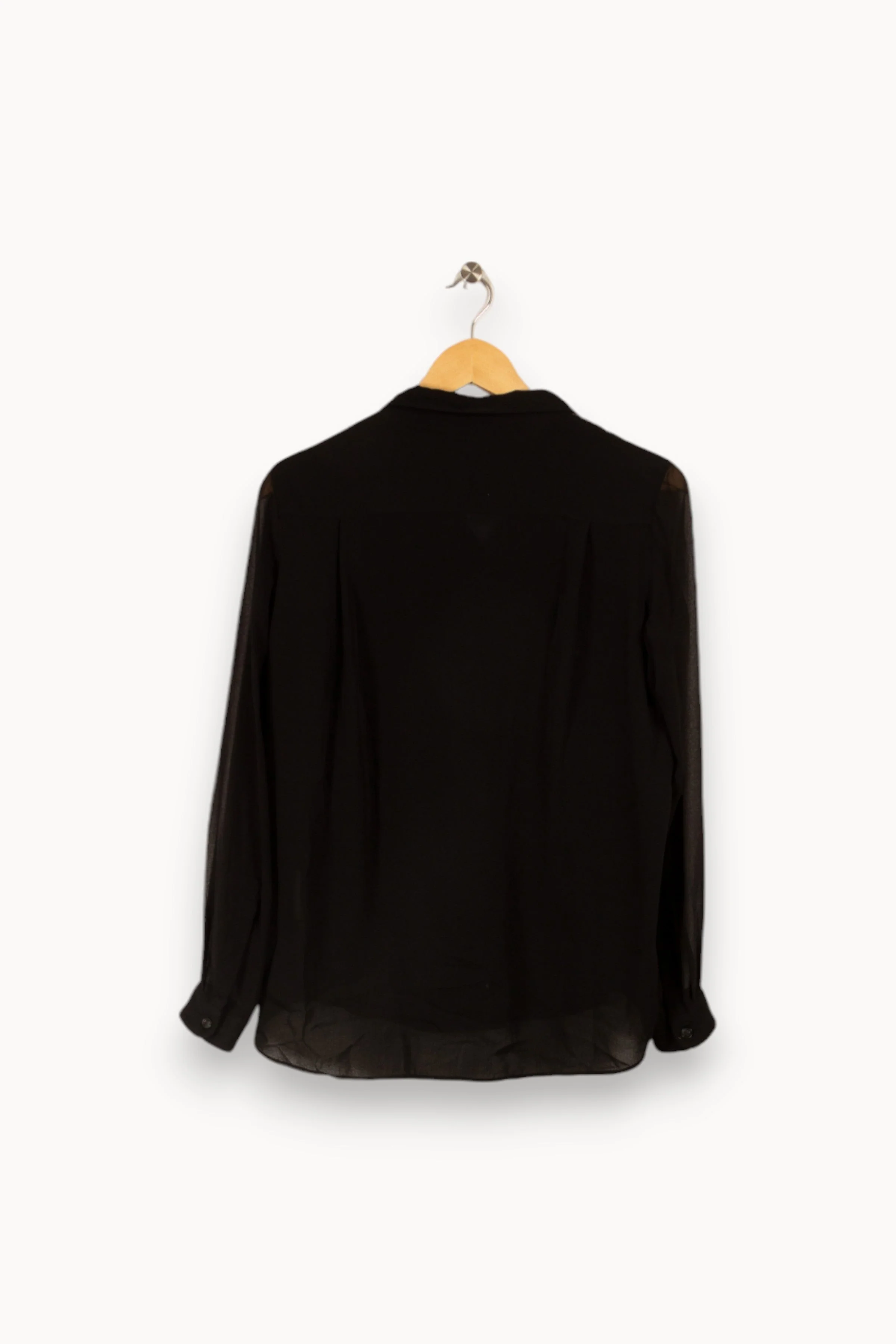 Chemise noire avec détails - Taille M/38 - Image 4