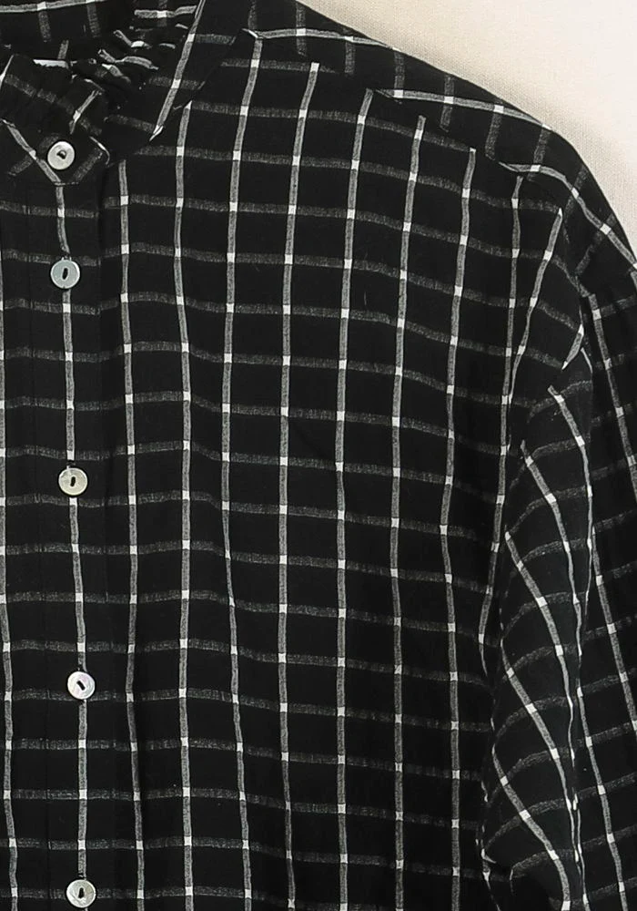 Chemise Noire et Blanche - Taille L/40 - Image 3