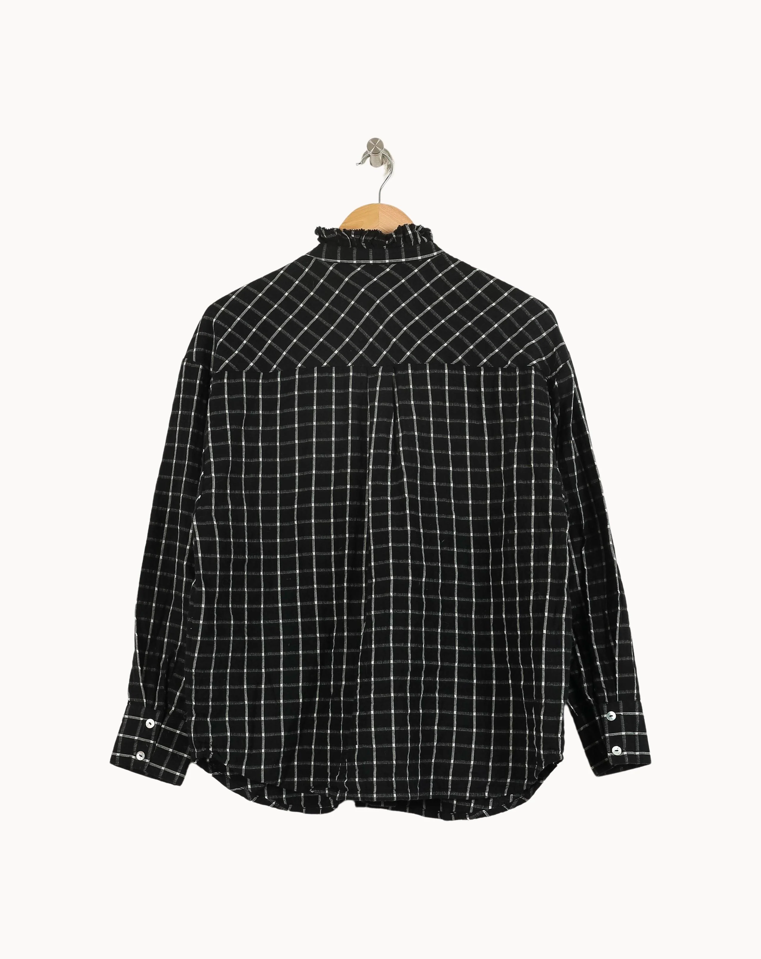 Chemise Noire et Blanche - Taille L/40 - Image 4