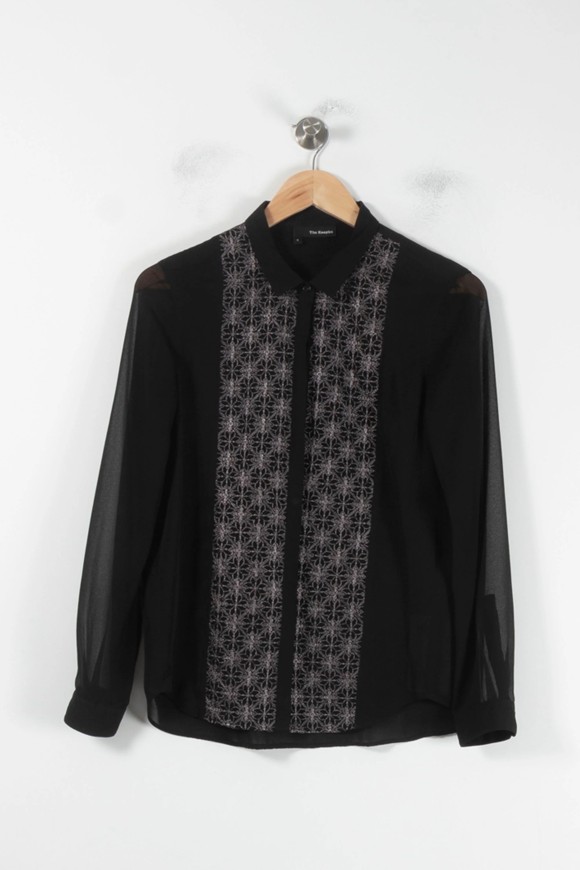 Chemise Noire et Grise - Taille S/36 - Image 2