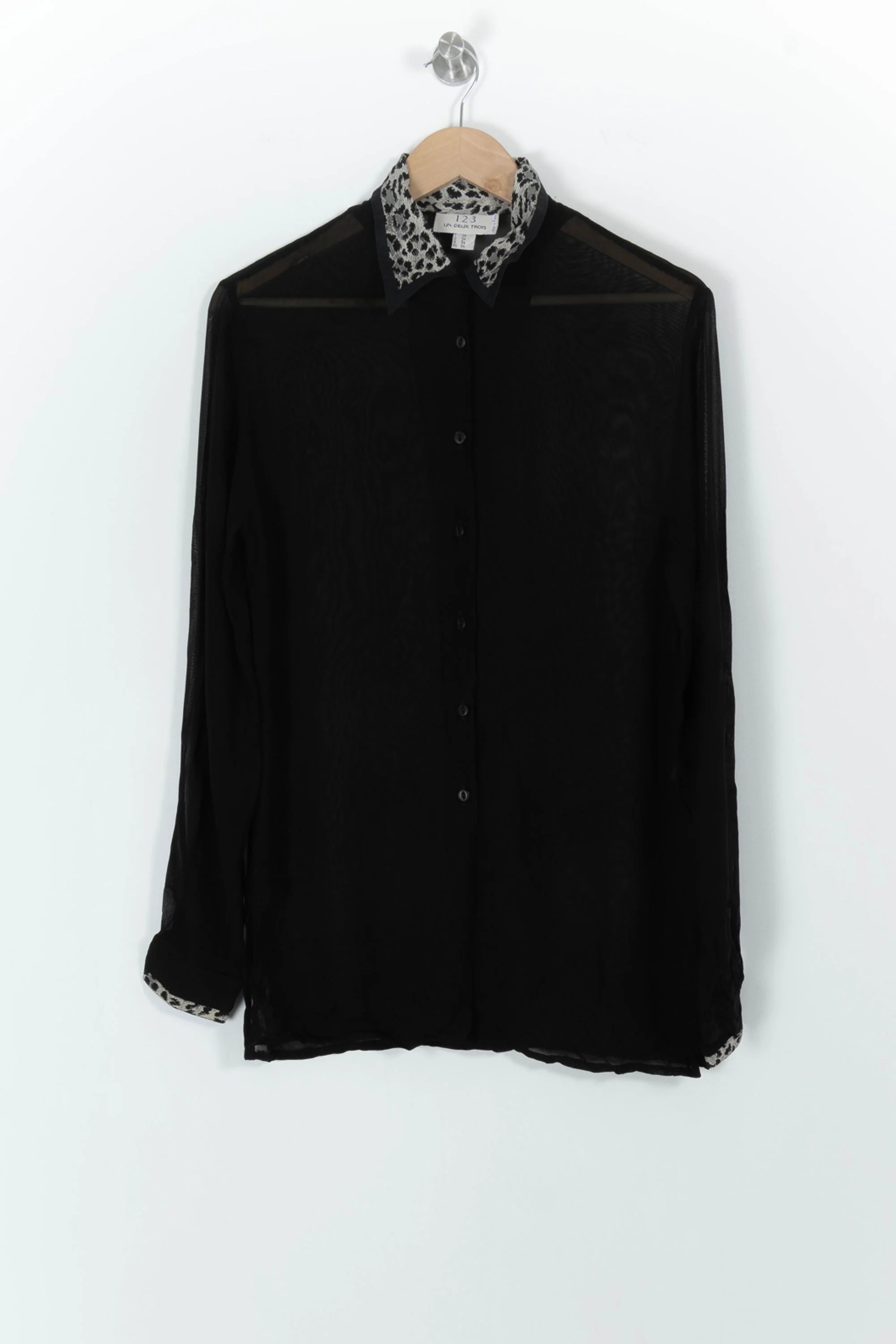 Chemise Noire et Grise - Taille S/36 - Image 2