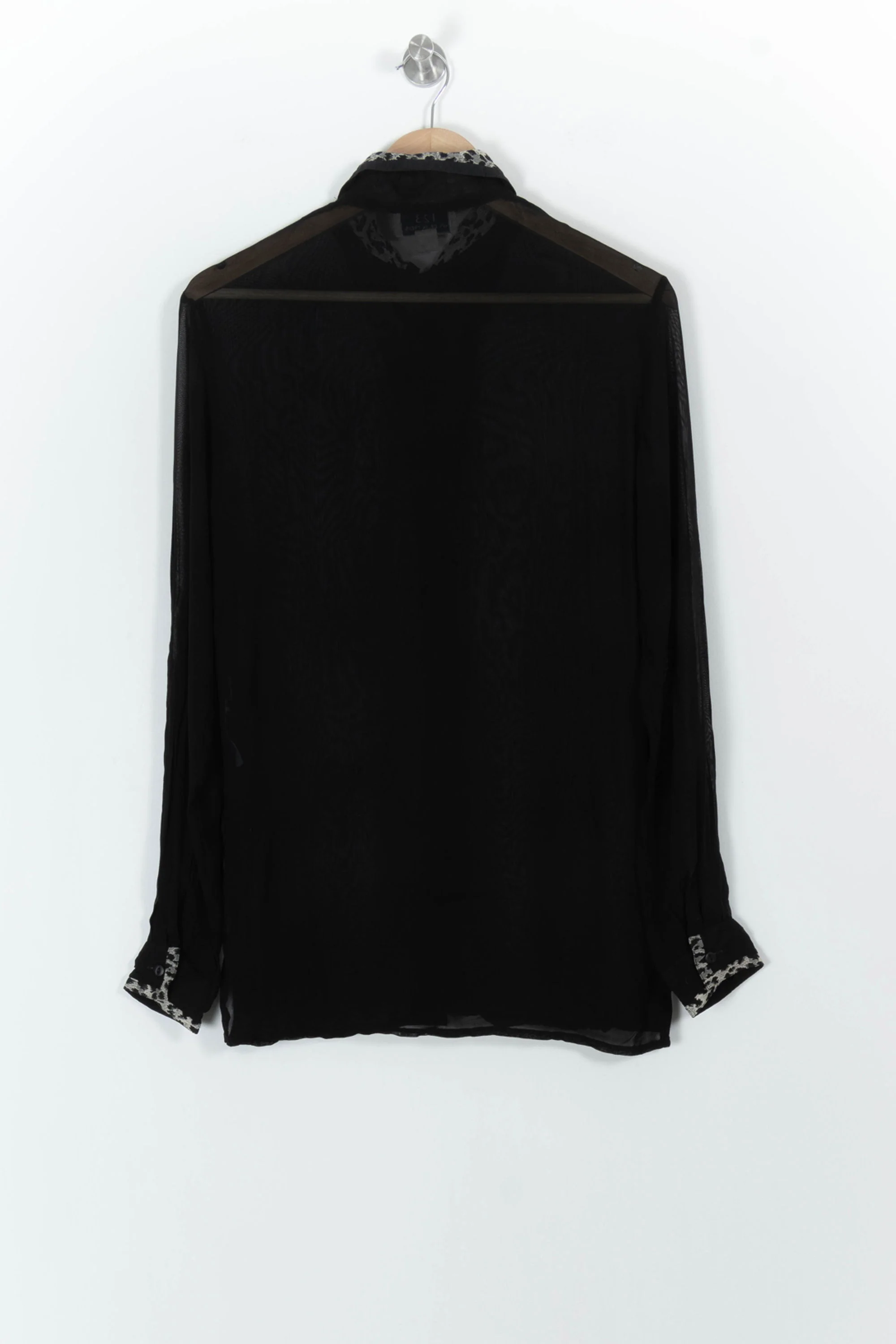 Chemise Noire et Grise - Taille S/36 - Image 4