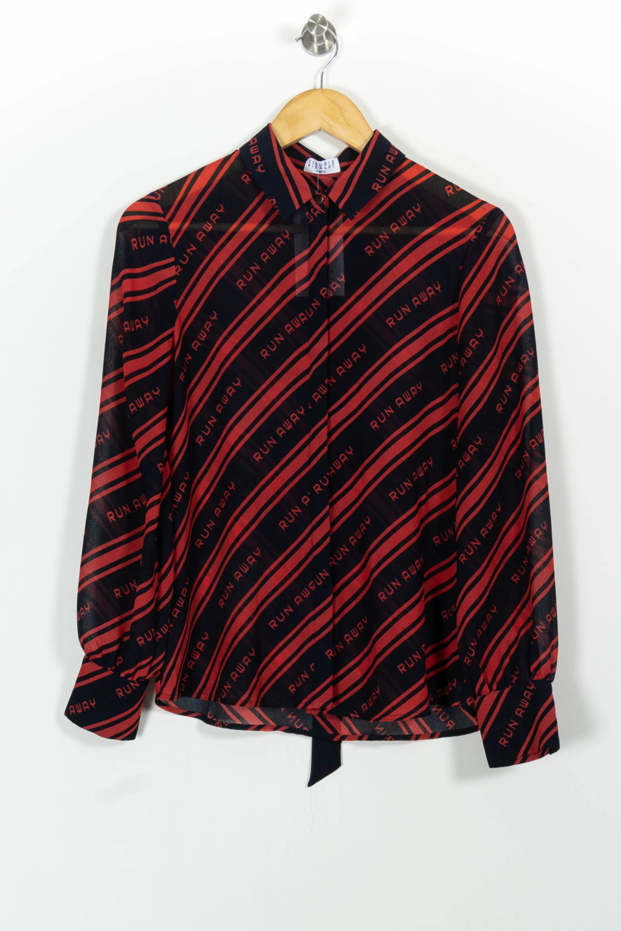 Chemise Noire et Rouge - Taille S/36 - Image 2