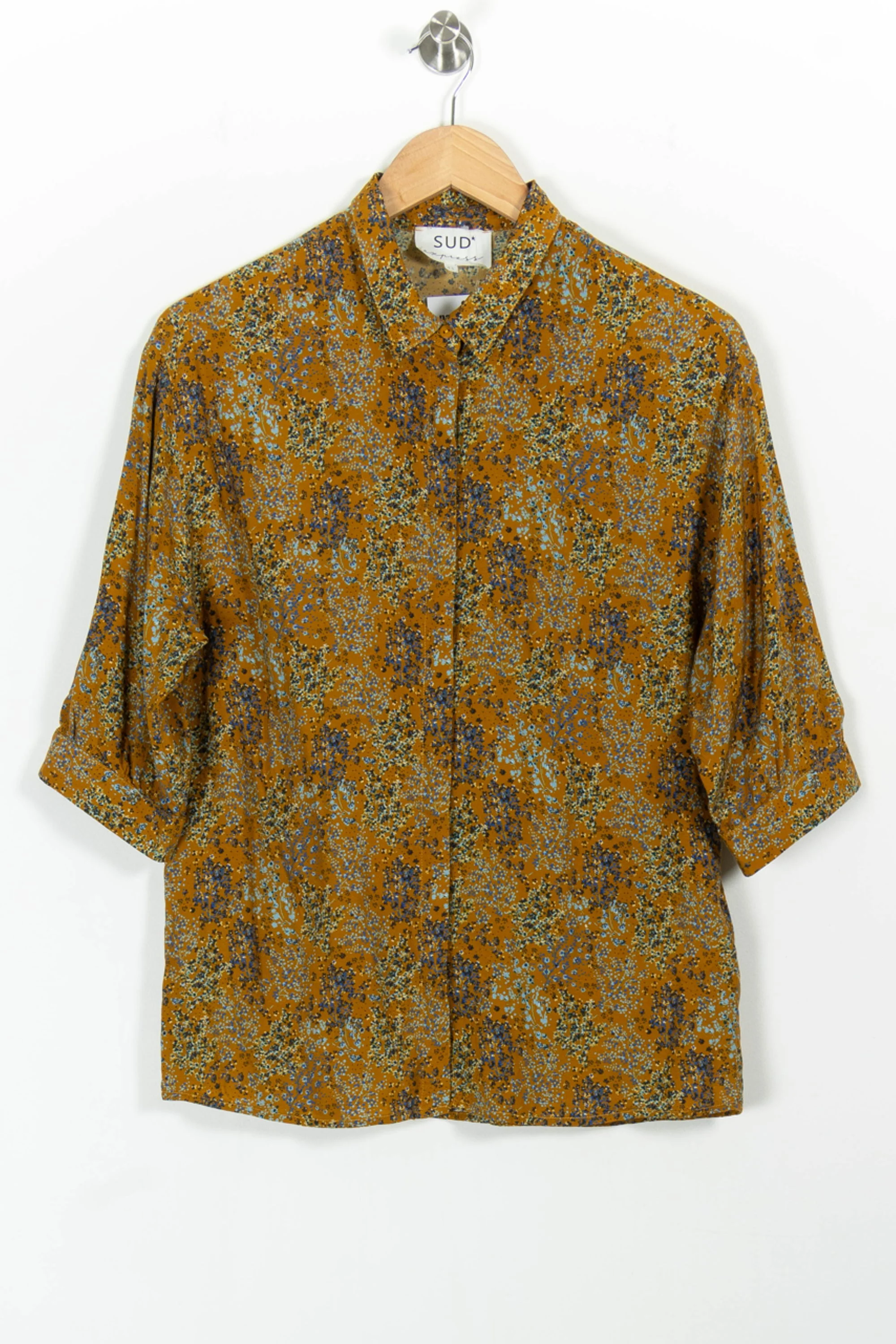 Chemise Orange et Bleue - Taille S/36 - Image 2