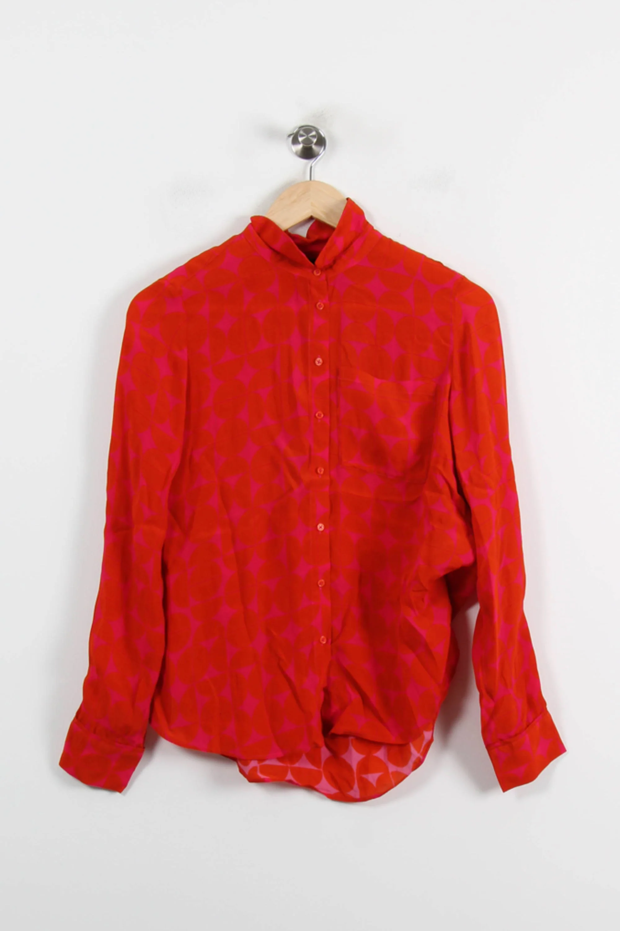Chemise Orange et Rose - Taille S/36 - Image 2