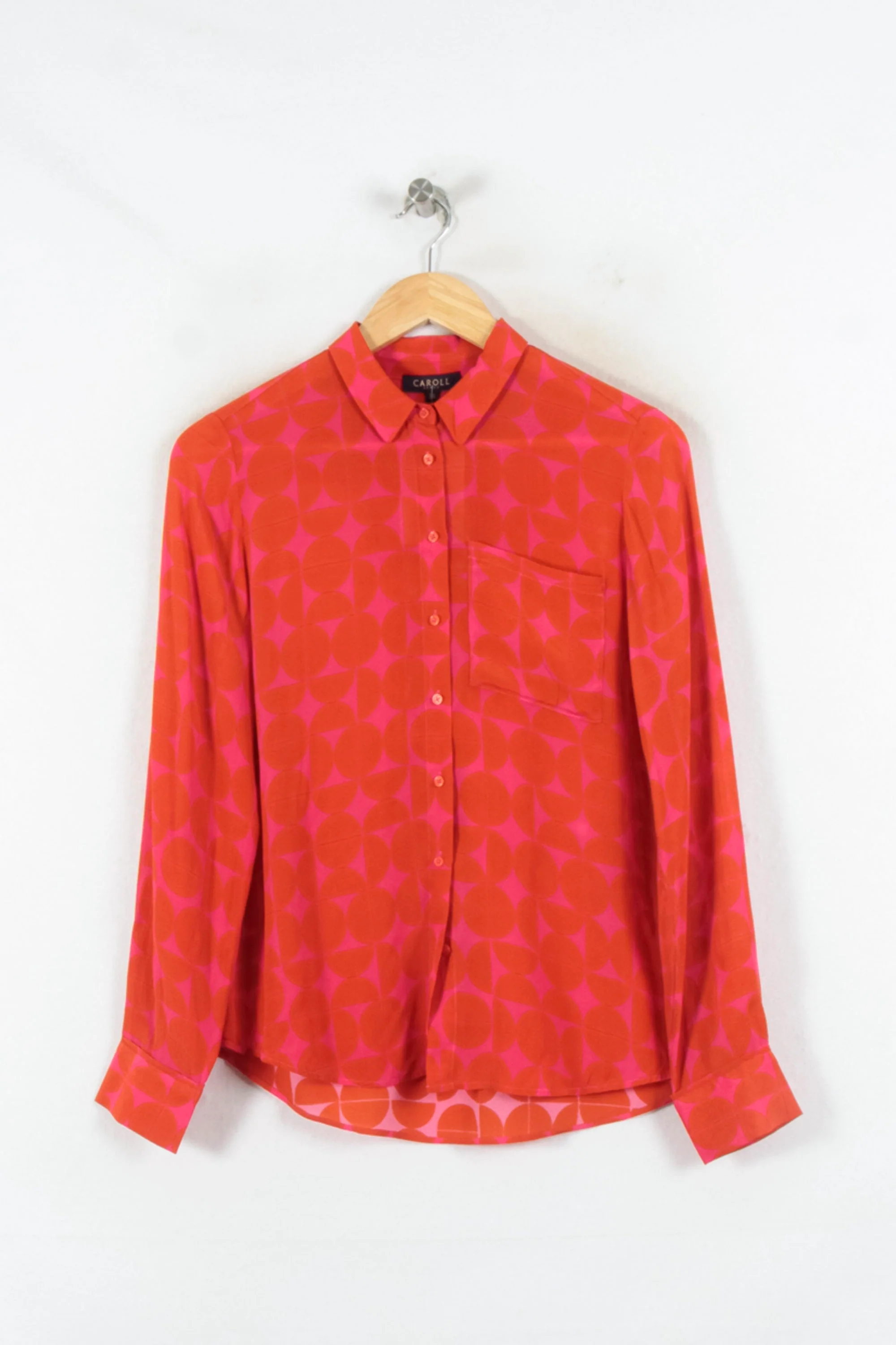Chemise Orange et Rose - Taille S/36 - Image 2