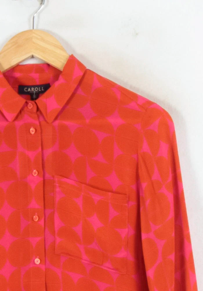 Chemise Orange et Rose - Taille S/36 - Image 3