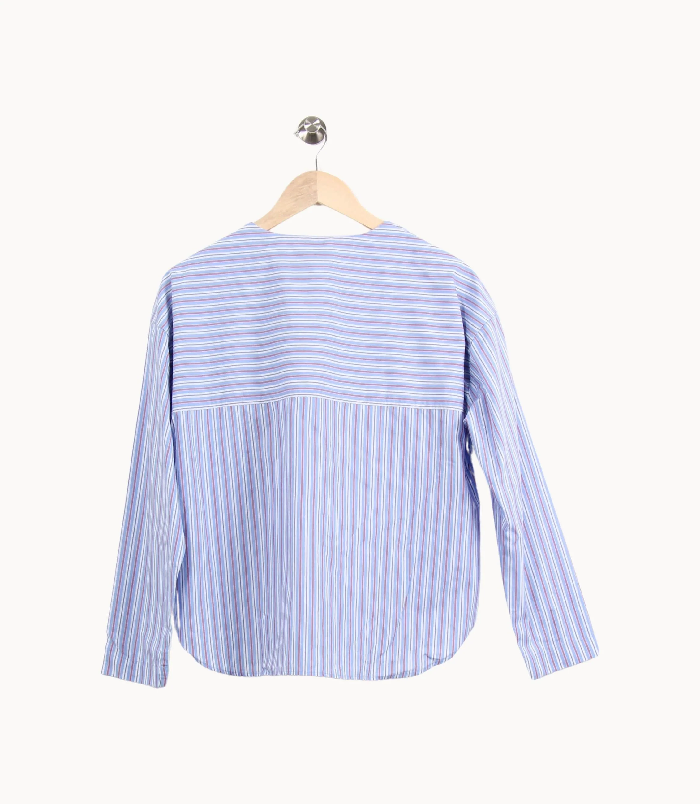 Chemise Rayée Bleue et Blanche - Taille S/36 - Image 4