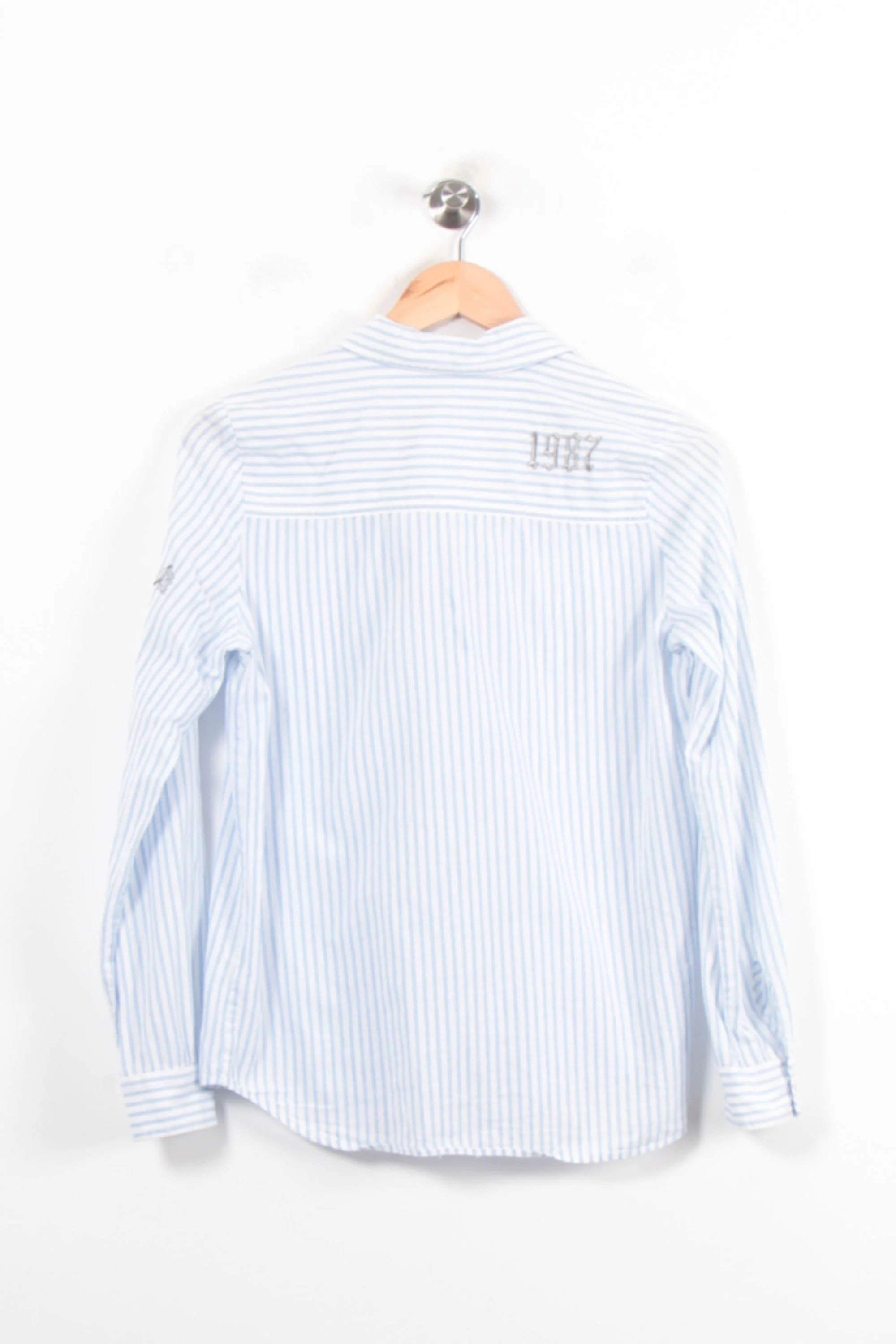 Chemise Rayée Bleue et Blanche - Taille S/36 - Image 4