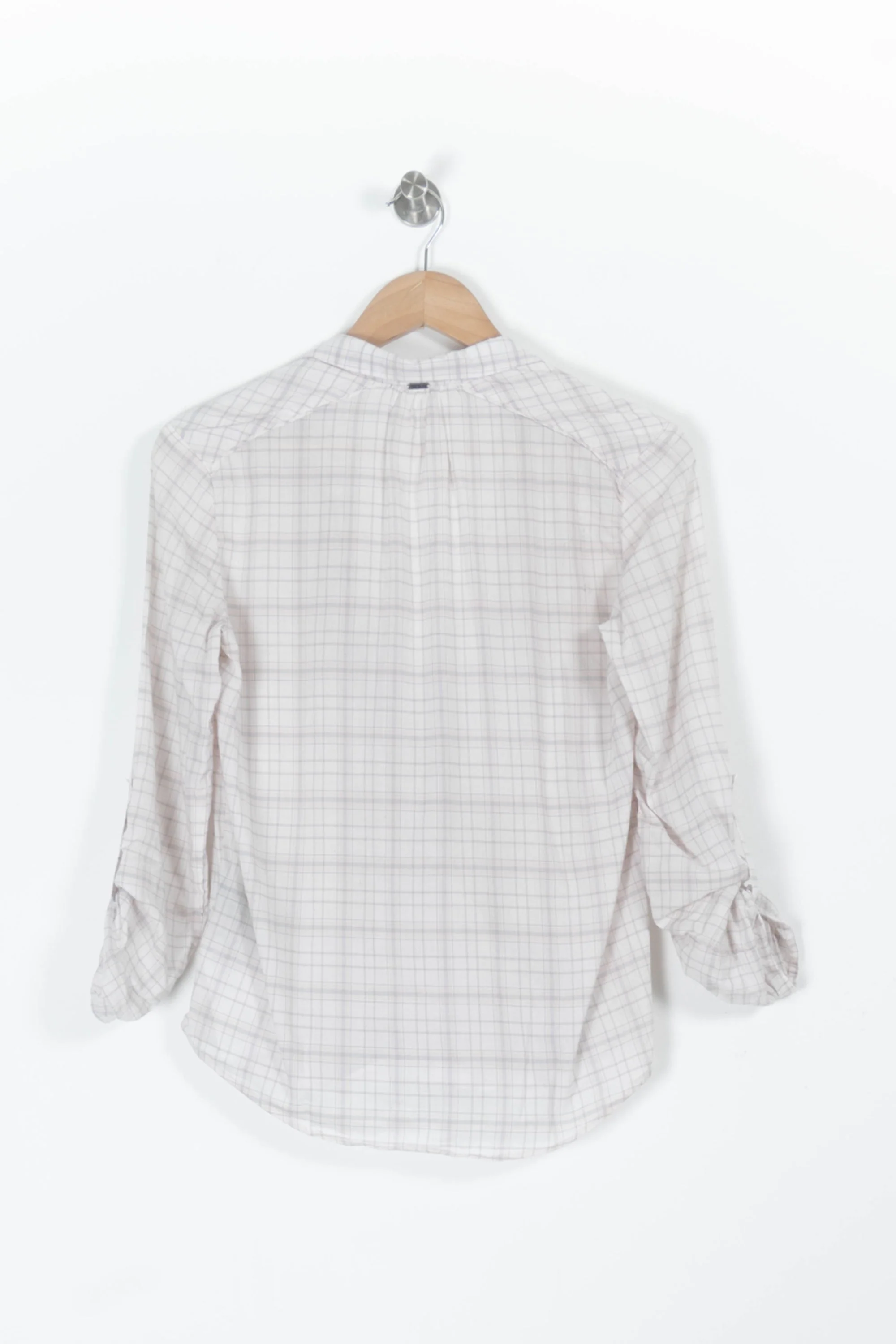 Chemise rose à carreaux - Taille XS/34 - Image 4