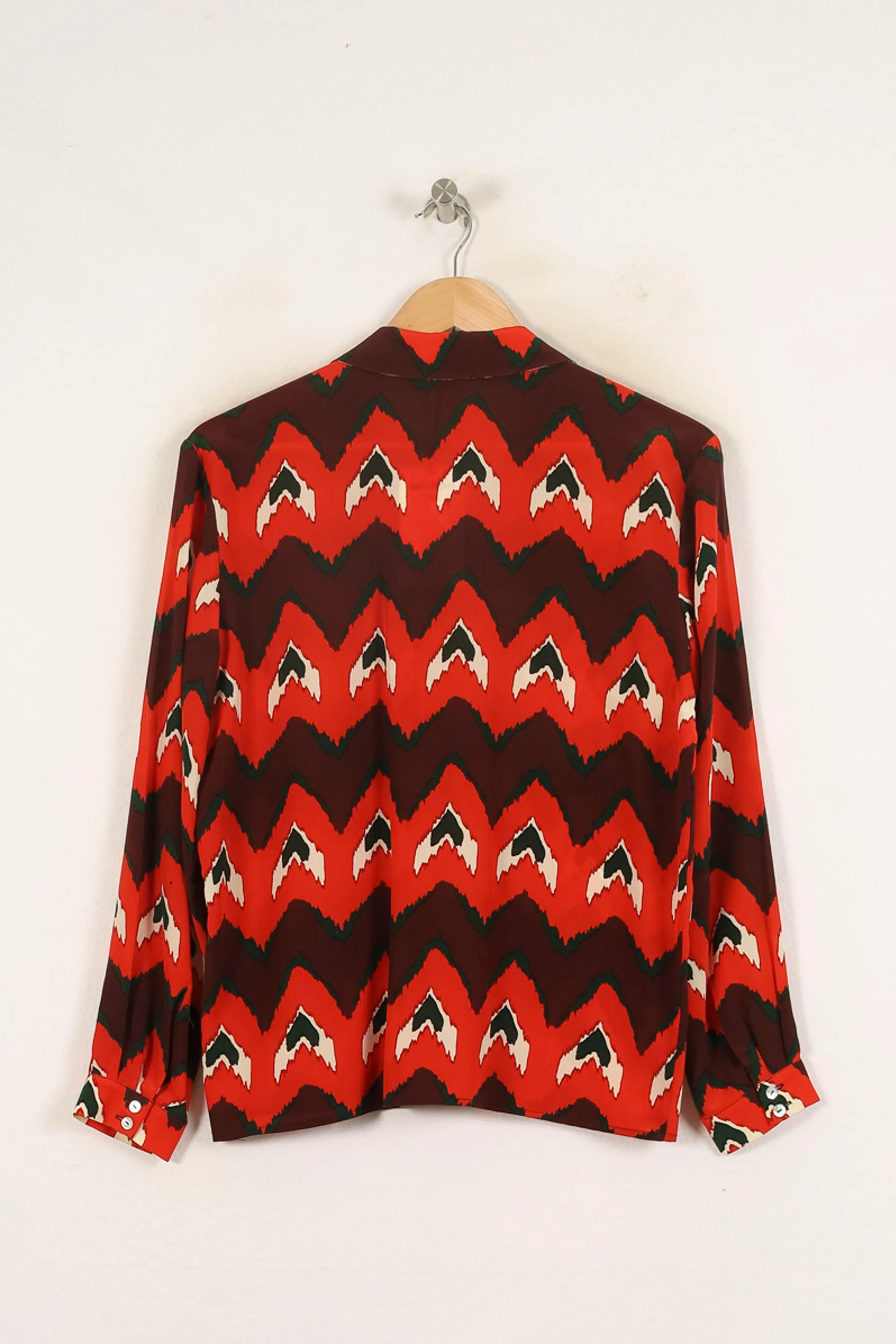 Chemise Rouge et Marron - Taille XS/34 - Image 4