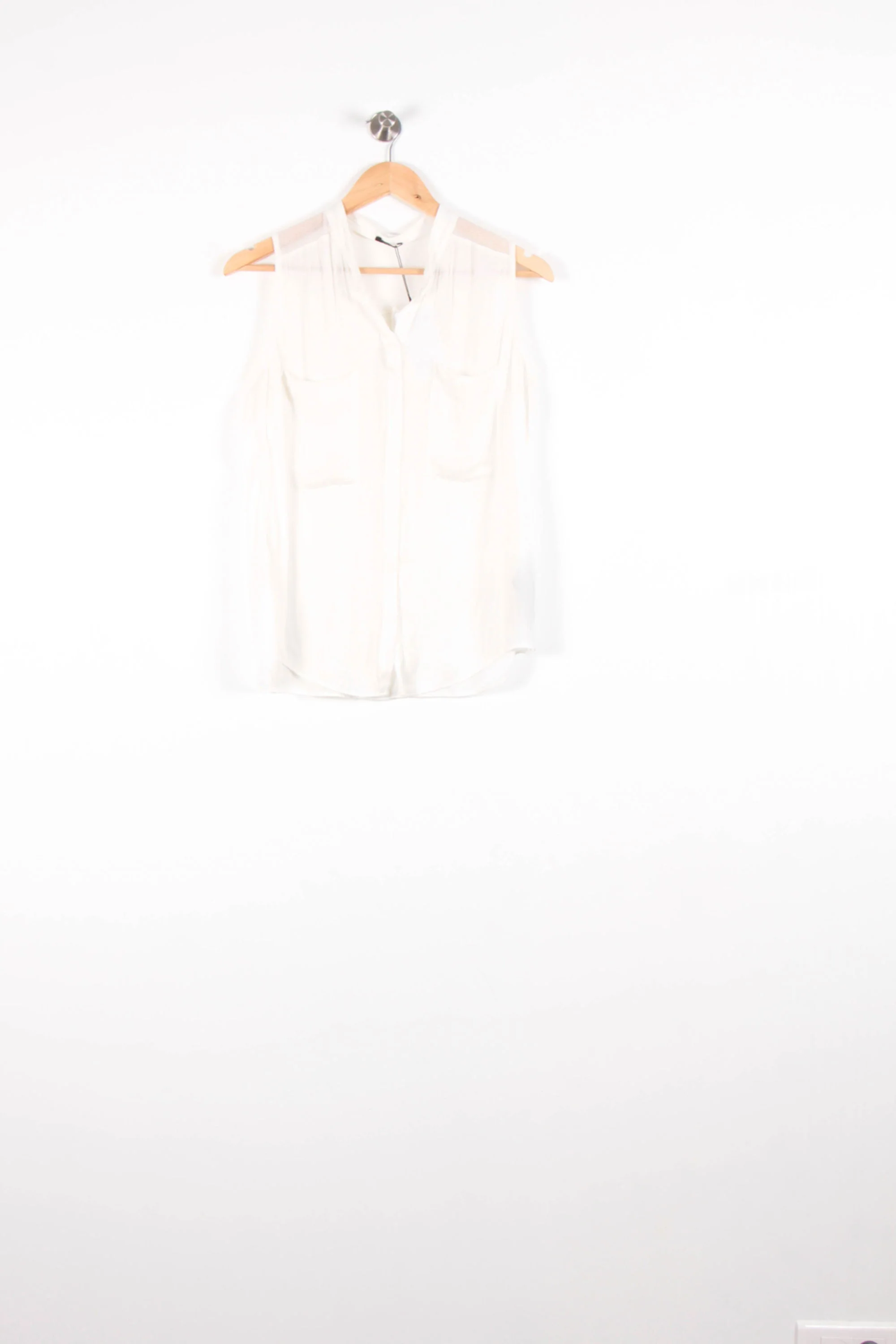 Chemise Sans Manches Beige - Taille L/40 - Image 2