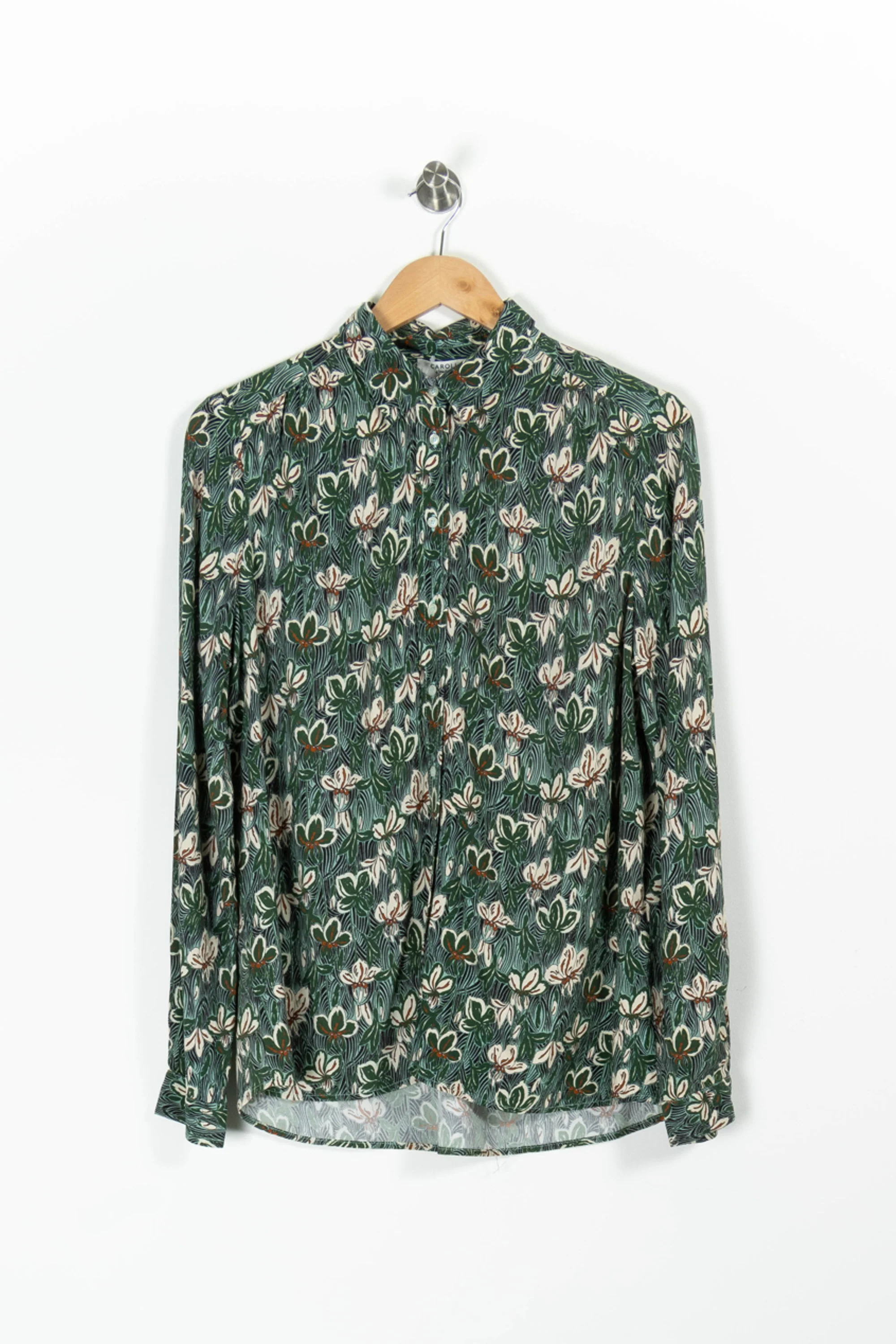 Chemise Verte et Blanche - Taille XL/42 - Image 2