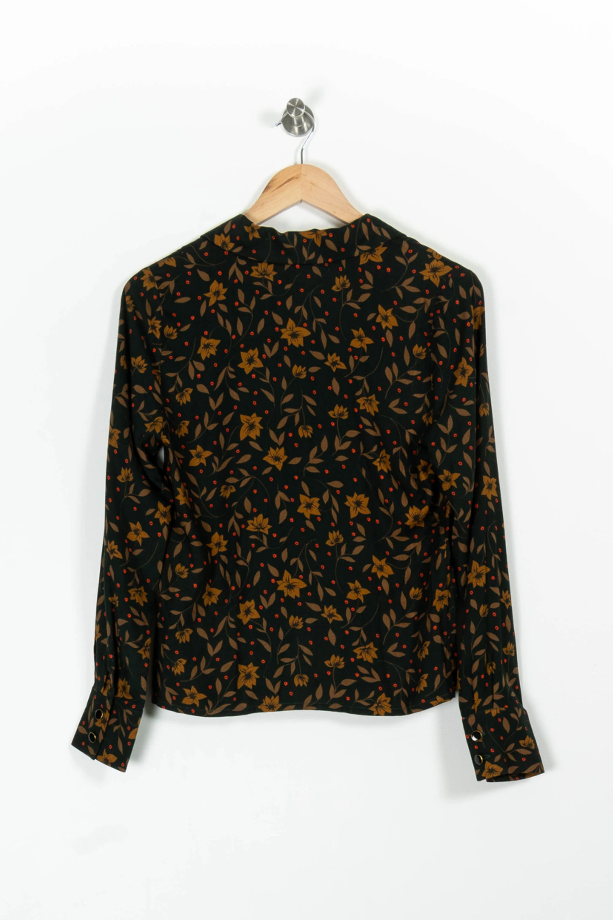 Chemise Verte et Marron - Taille XS/34 - Image 4