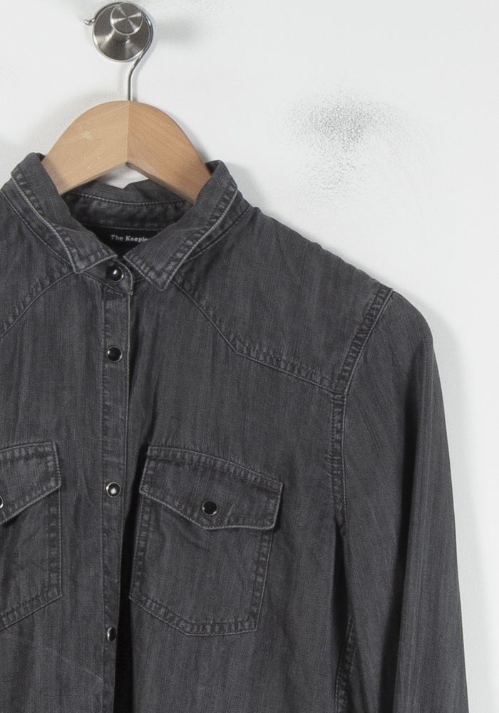 Chemise Western Grise - Taille M/38 - Image 3