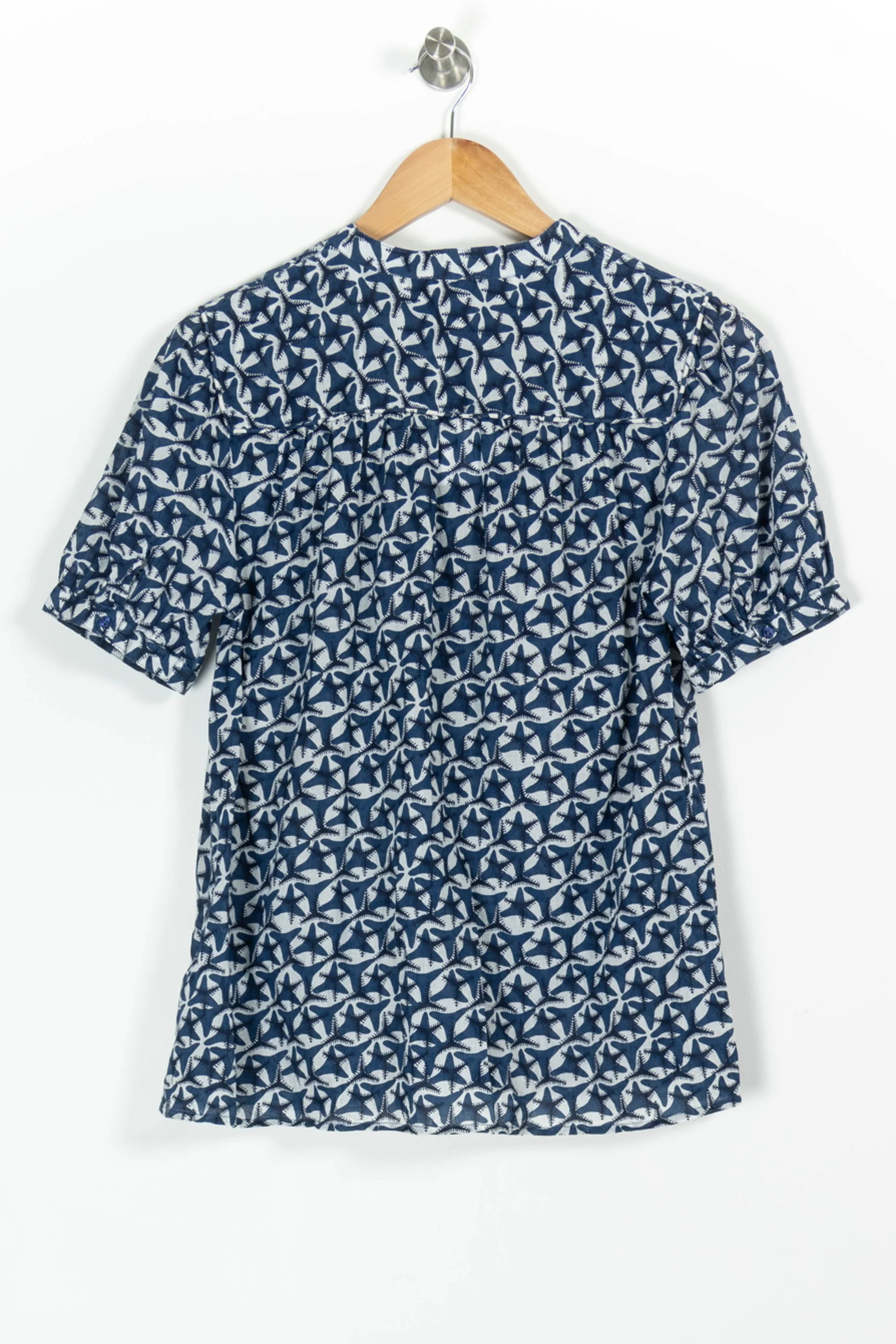 Chemisette Bleue et Blanche - Taille S/36 - Image 4