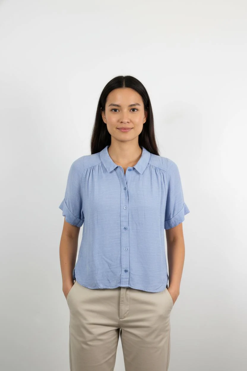 Chemisette Bleue - Taille S/36