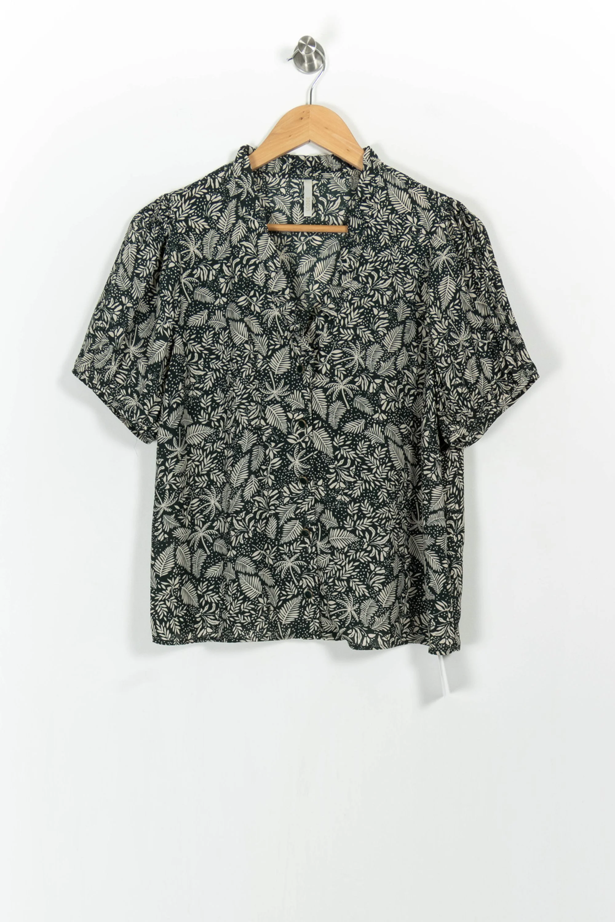 Chemisette Verte et Blanche - Taille L/40 - Image 2