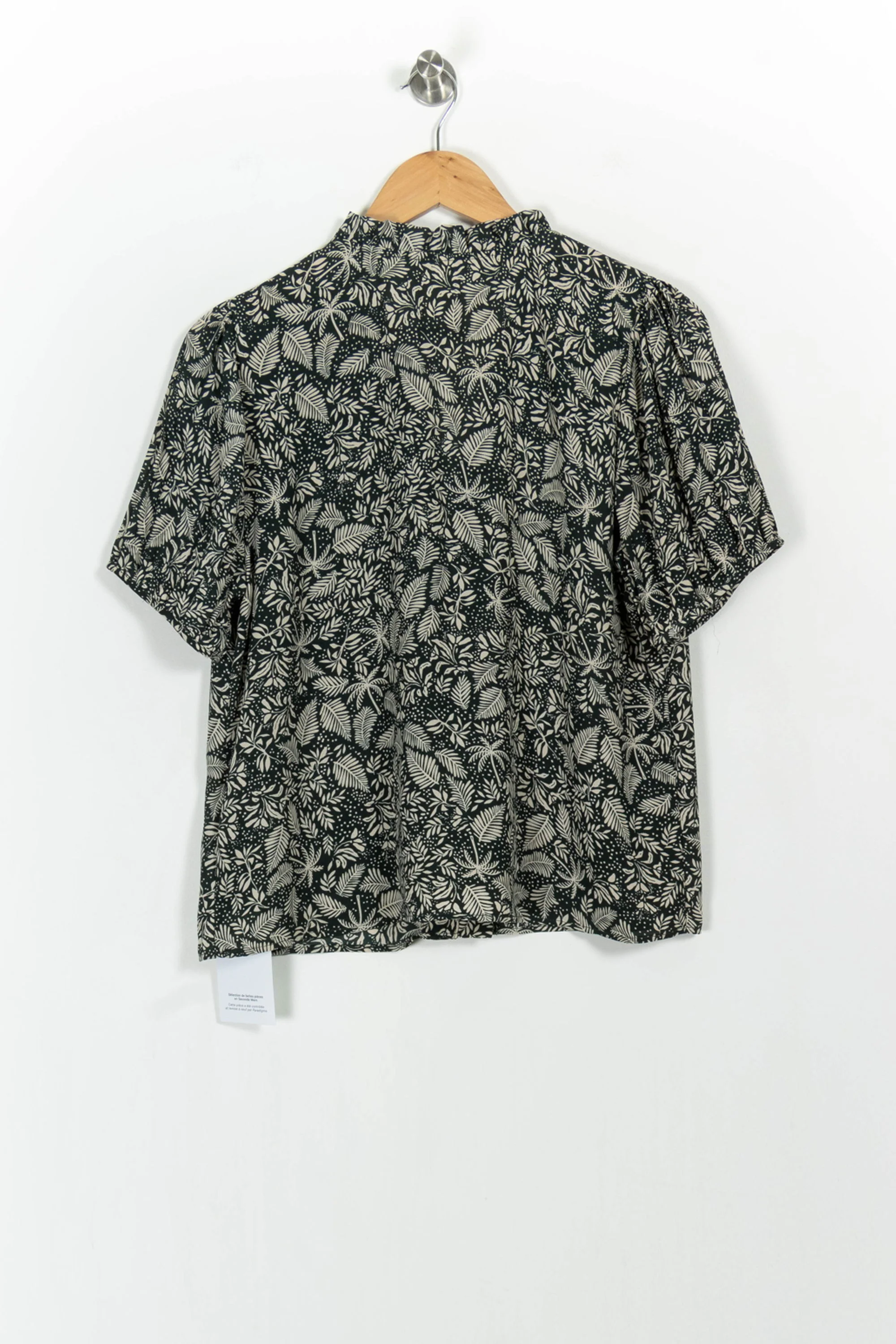 Chemisette Verte et Blanche - Taille L/40 - Image 4