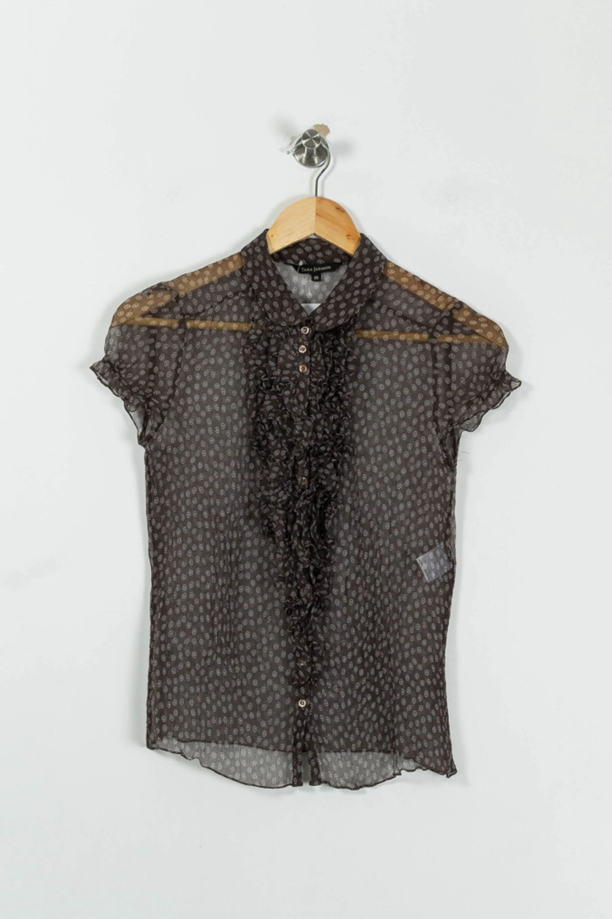 Chemisier Marron - Taille S/36 - Image 2