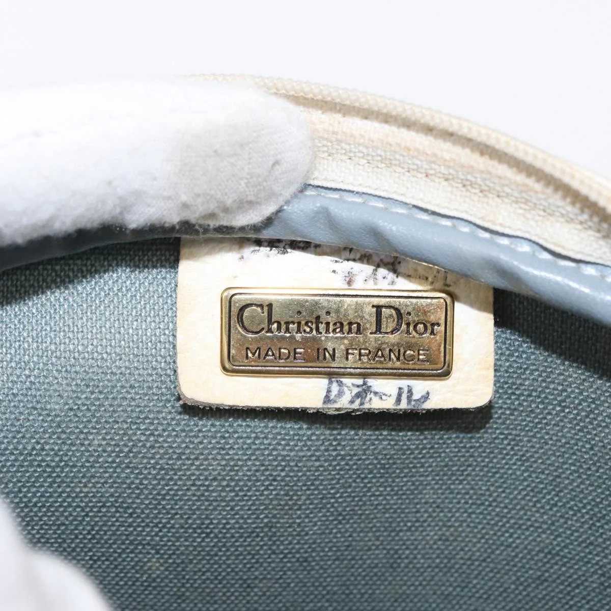 Christian Dior Vintage Honeycomb Shoulder Bag Canvas - Image 6