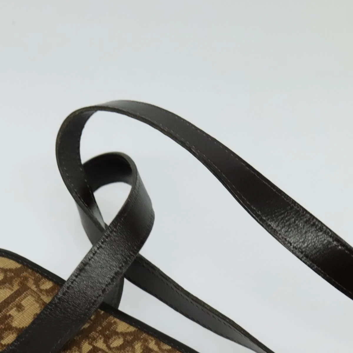 Christian Dior Vintage Trotter Handbag Canvas - Image 15