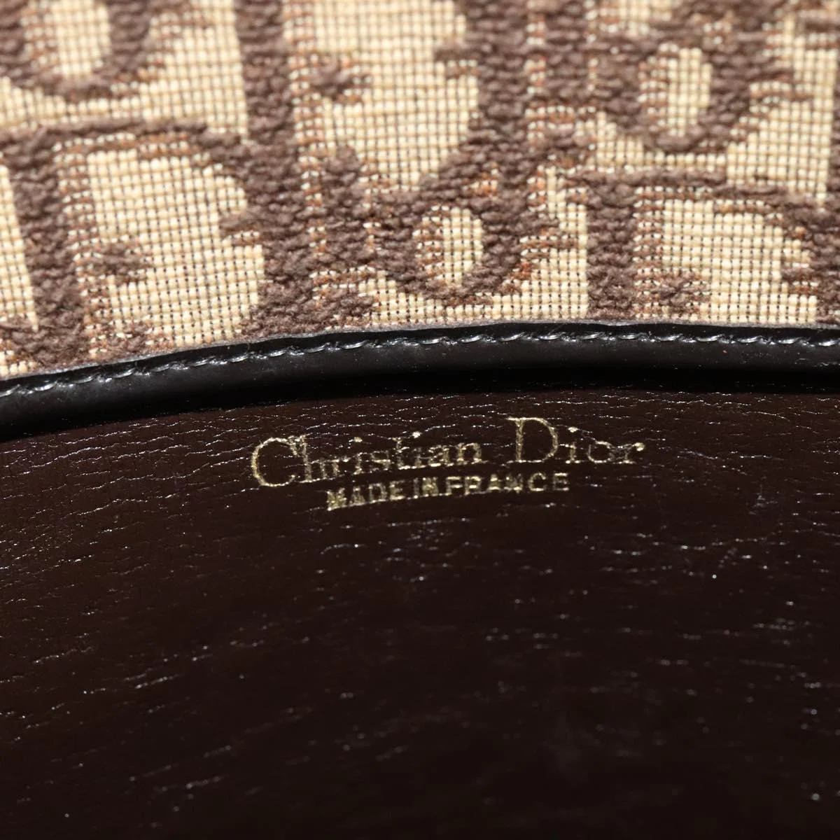 Christian Dior Vintage Trotter Handbag Canvas - Image 6
