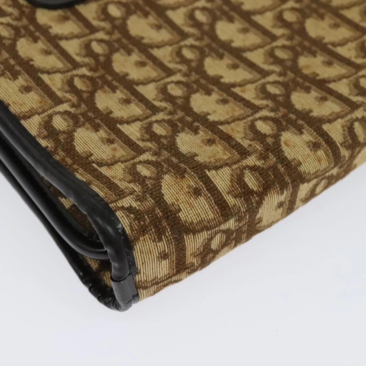 Christian Dior Vintage Trotter Handbag Canvas - Image 9