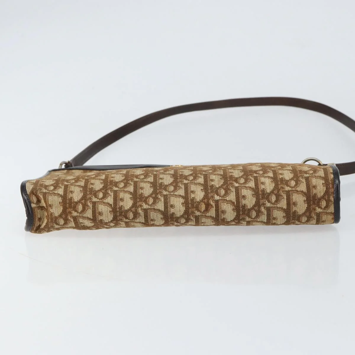 Christian Dior Vintage Trotter Shoulder Bag Canvas - Image 14